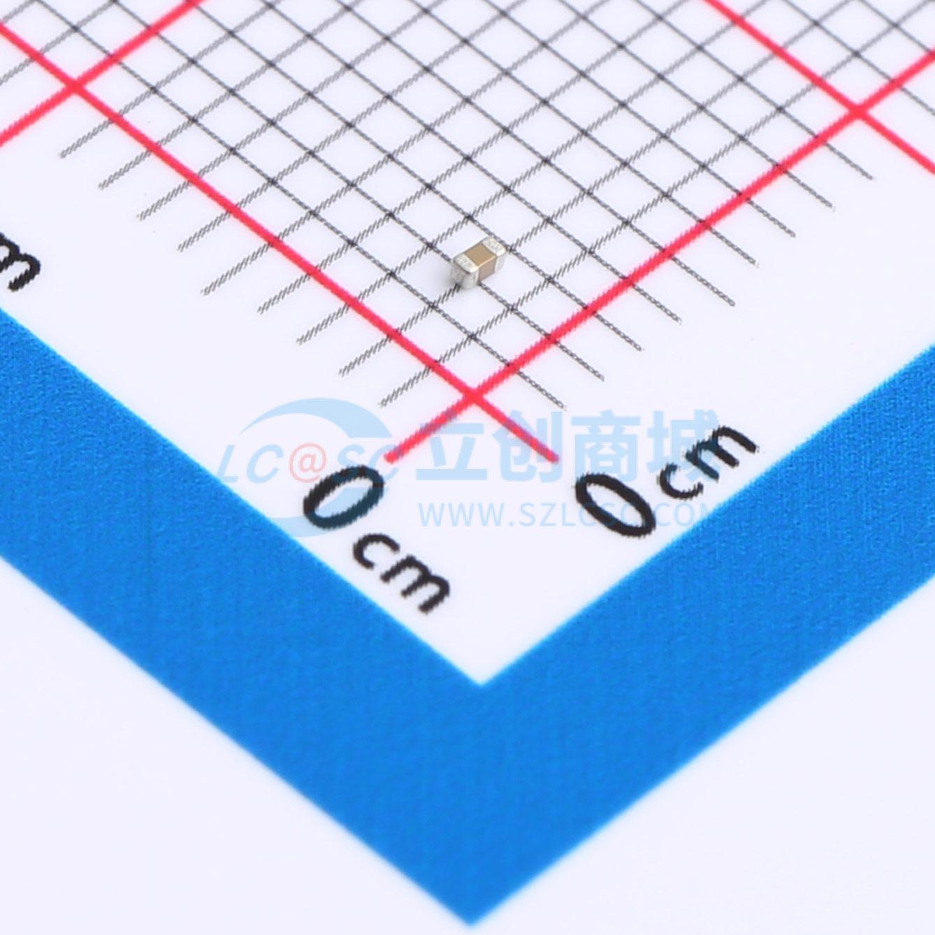 TCC0402X7R153M500AT实物图