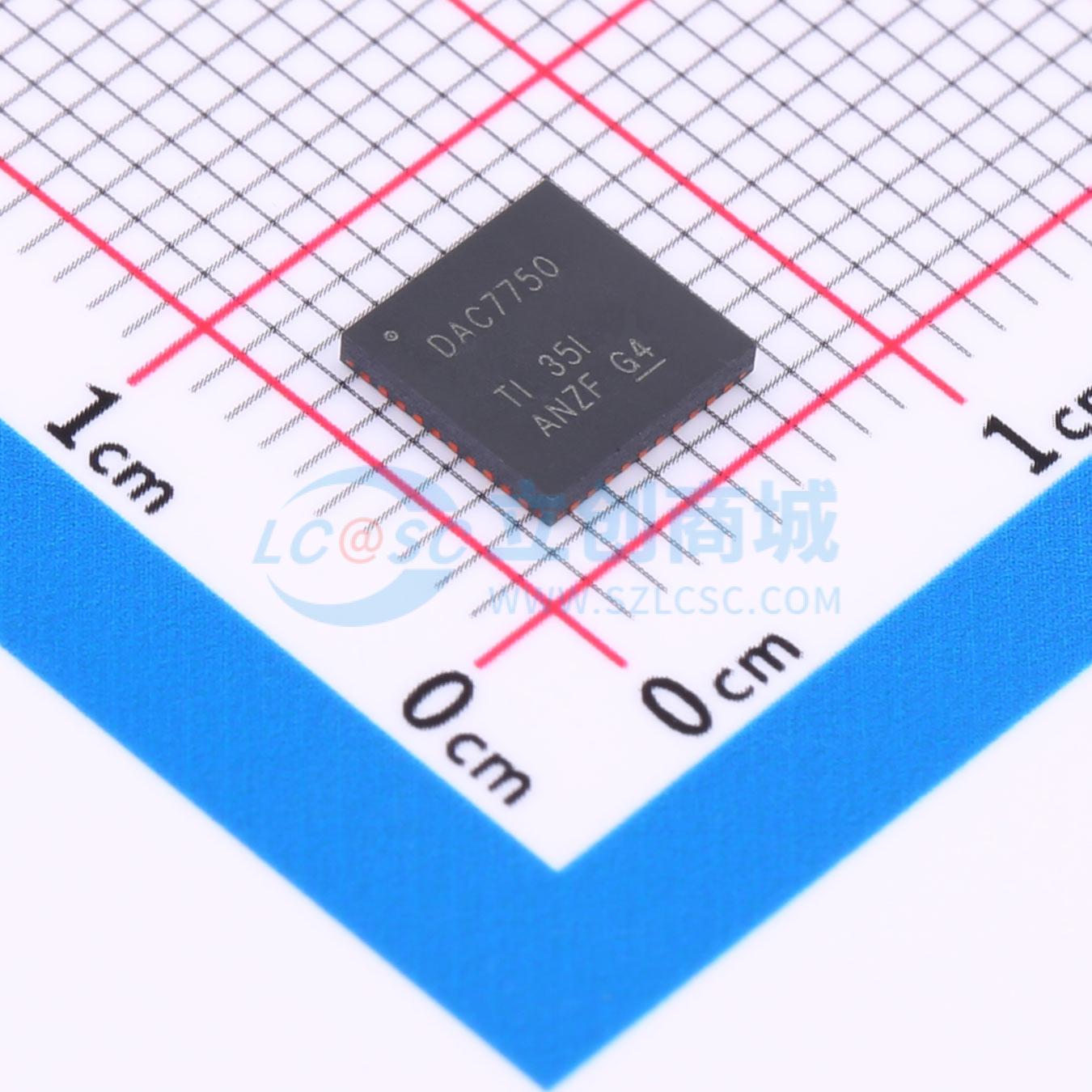 点击查看大图 DAC7750IRHAT实物图