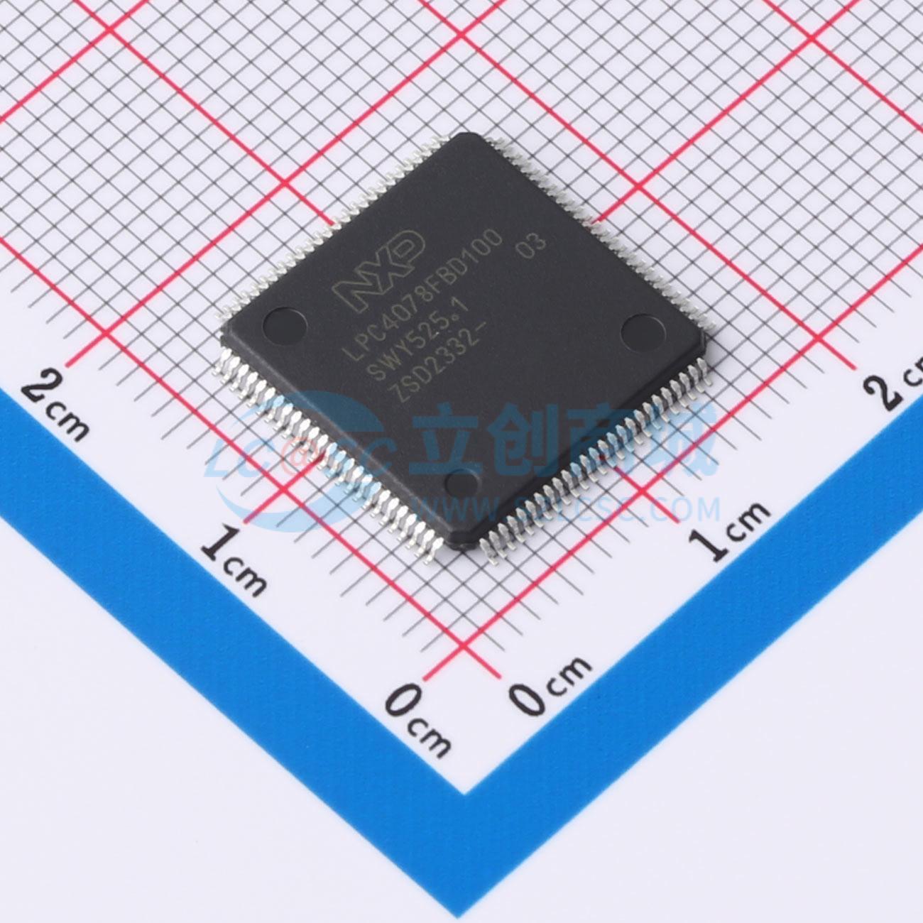 点击查看大图 LPC4078FBD100K实物图