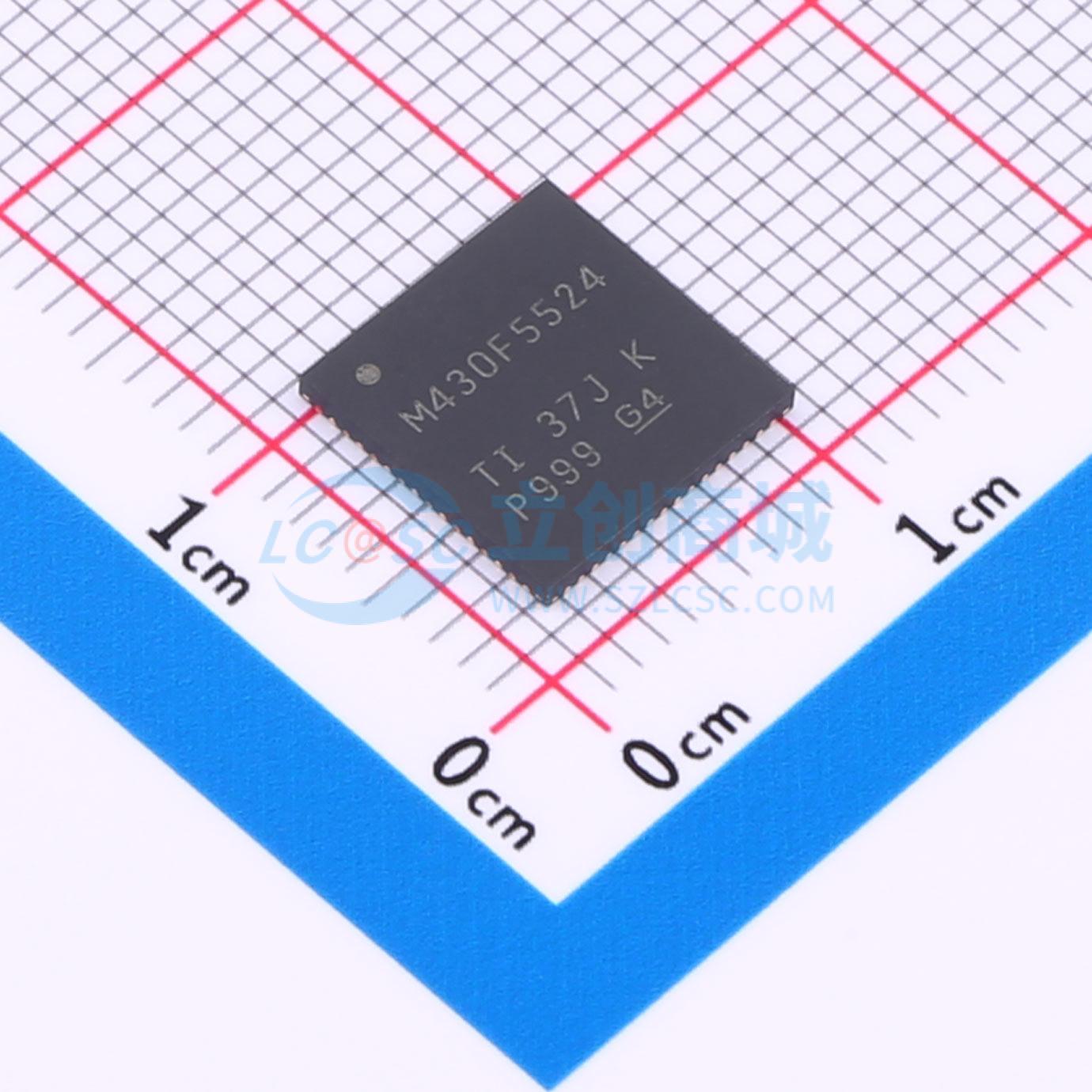 点击查看大图 MSP430F5524IRGCR实物图