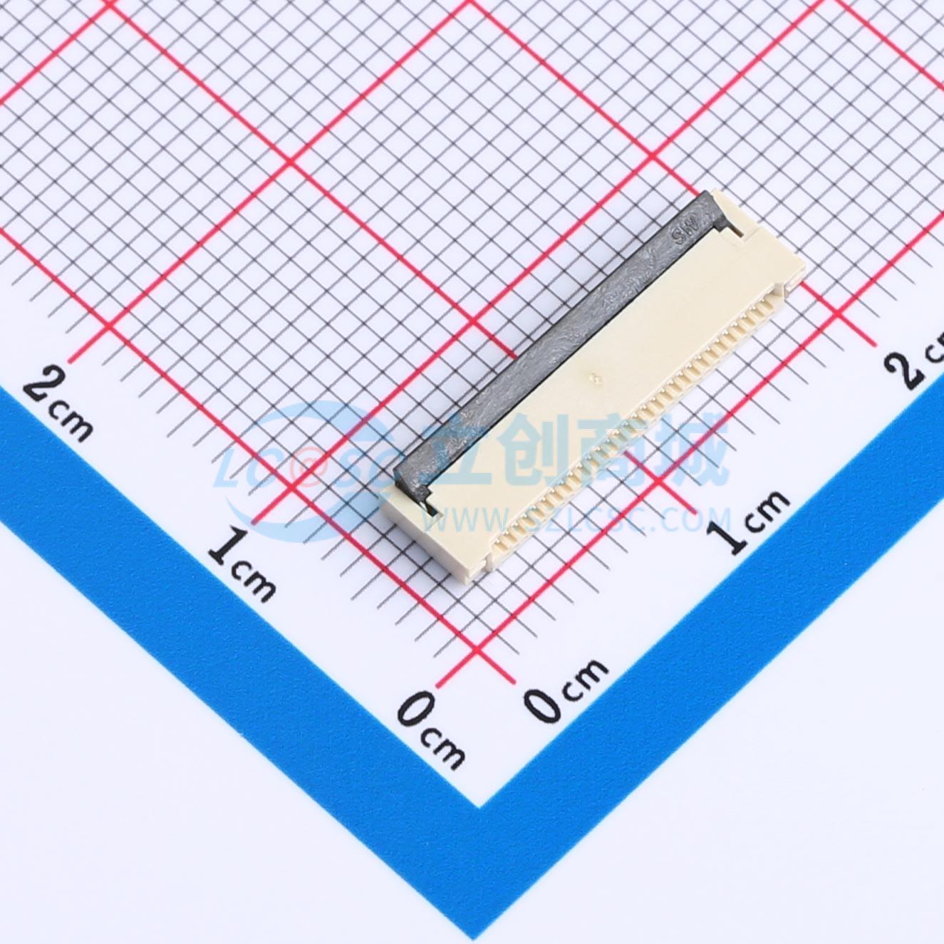 点击查看大图 HX FPC 0.5-30P HYH2.0实物图
