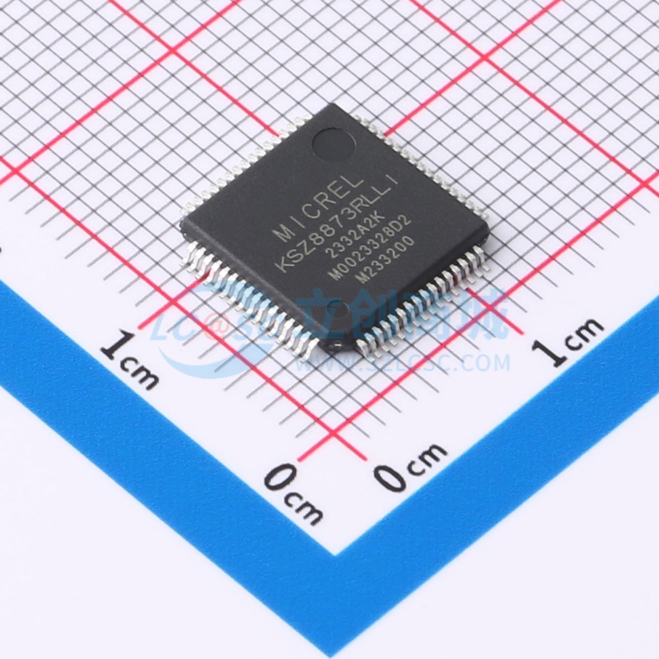 点击查看大图 KSZ8873RLLI实物图