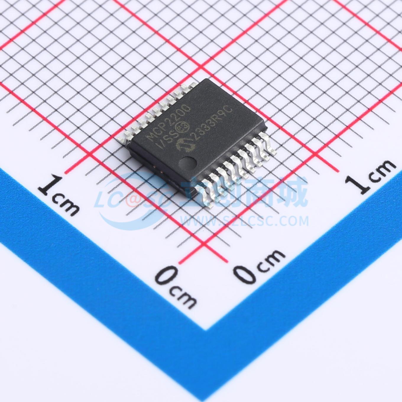 点击查看大图 MCP2200T-I/SS实物图