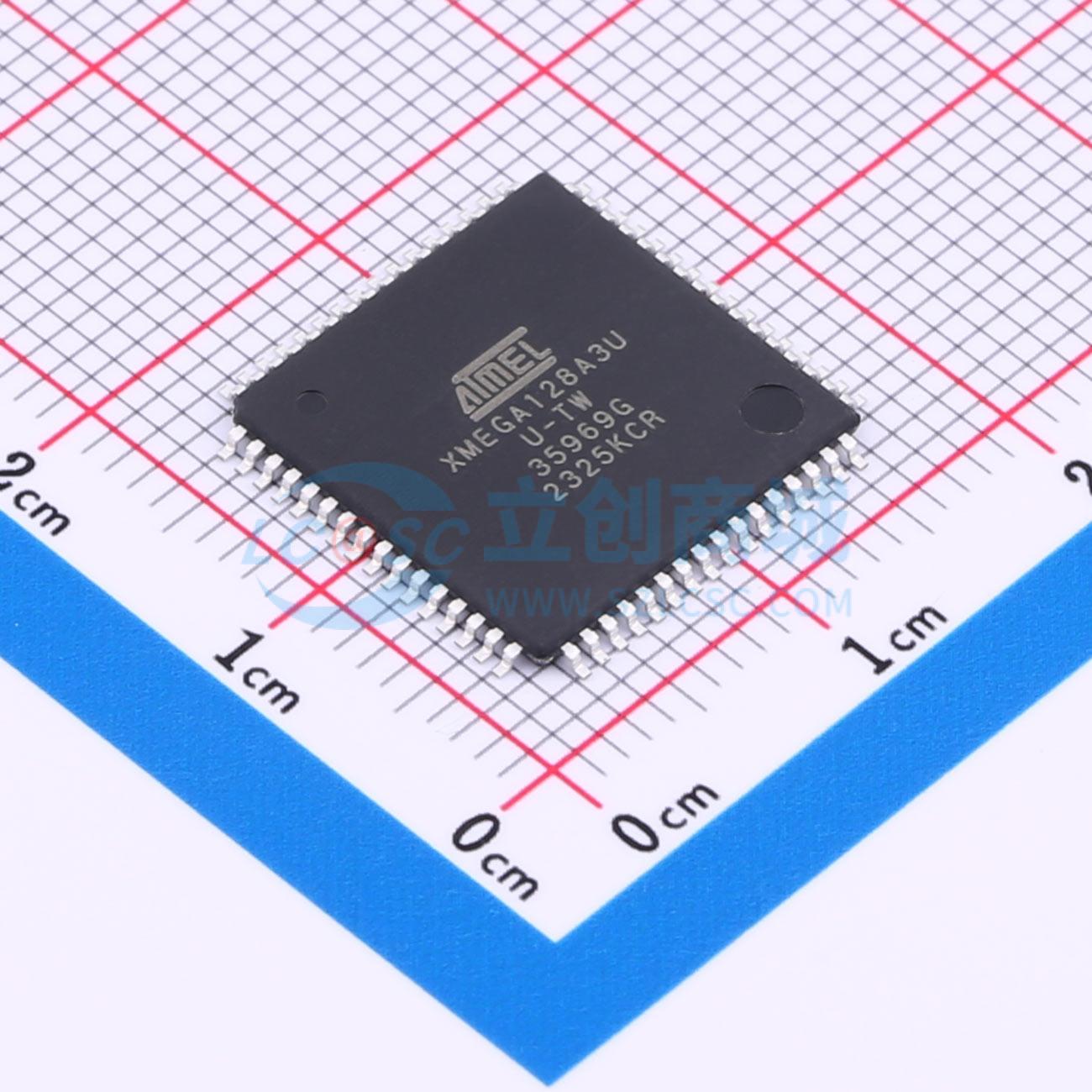 点击查看大图 ATXMEGA128A3U-AU实物图