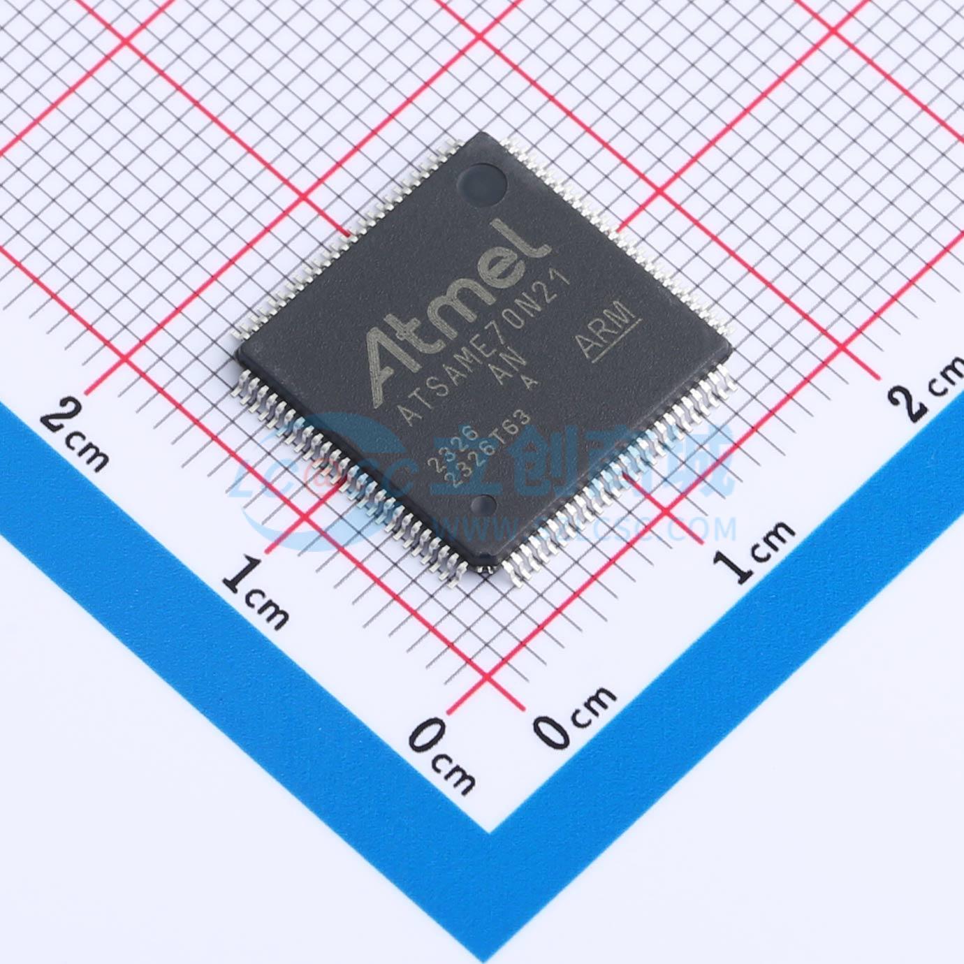 点击查看大图 ATSAME70N21A-AN实物图