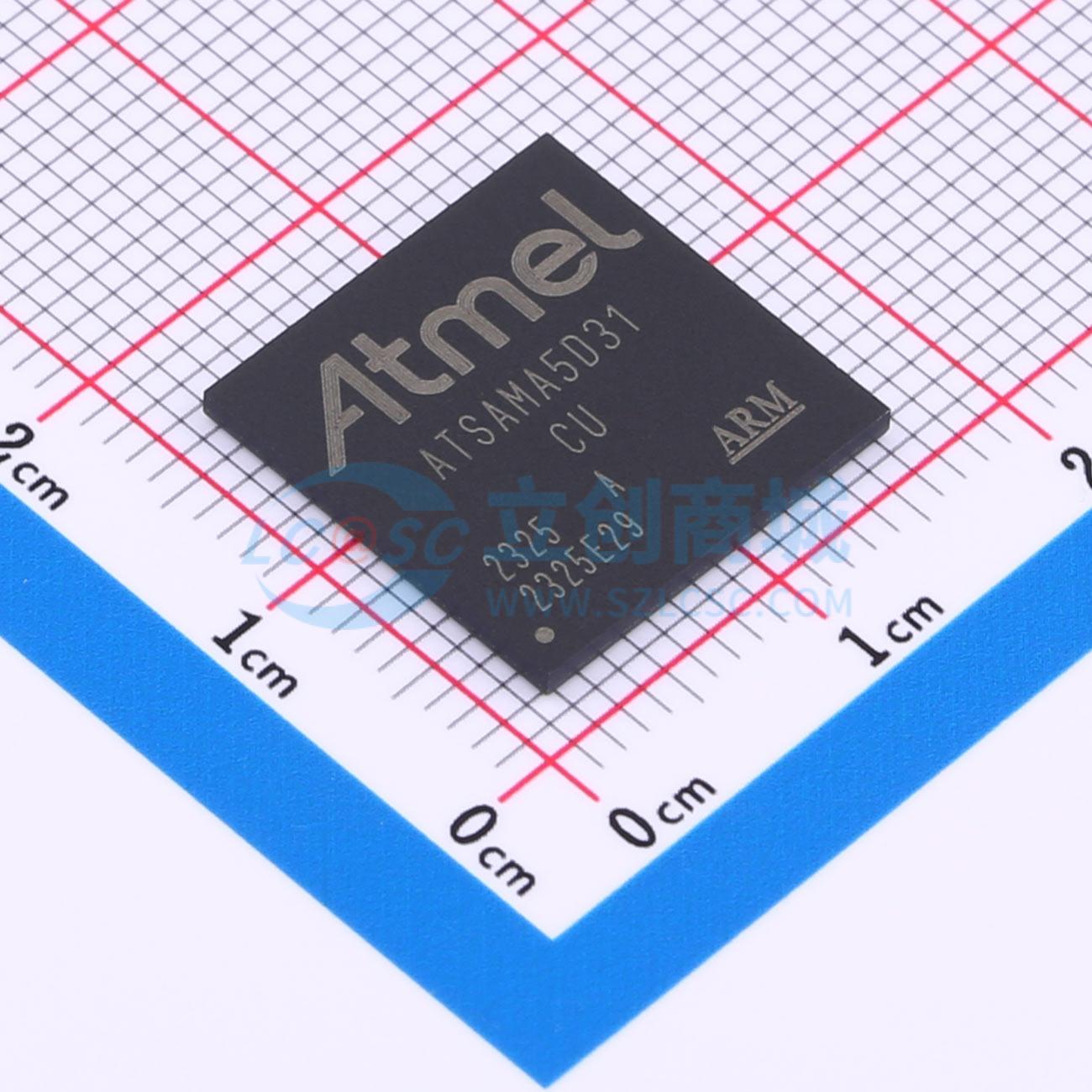 点击查看大图 ATSAMA5D31A-CUR实物图
