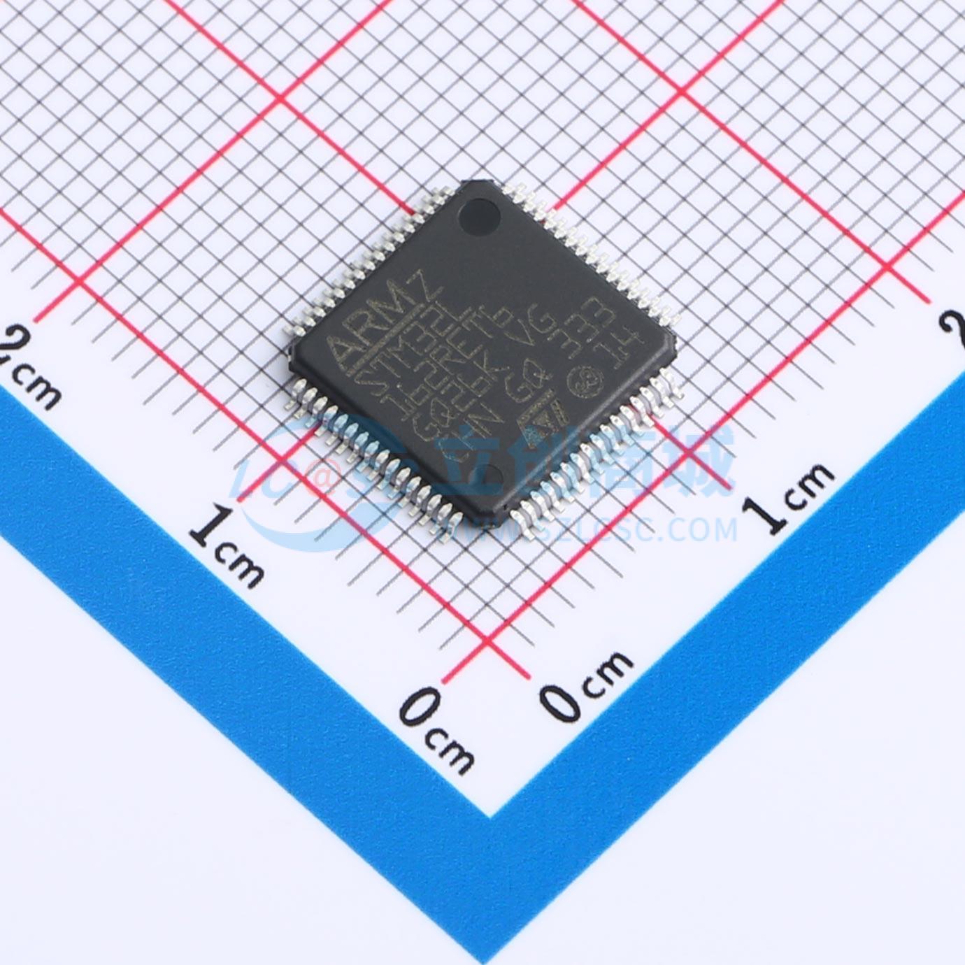STM32L162RET6实物图