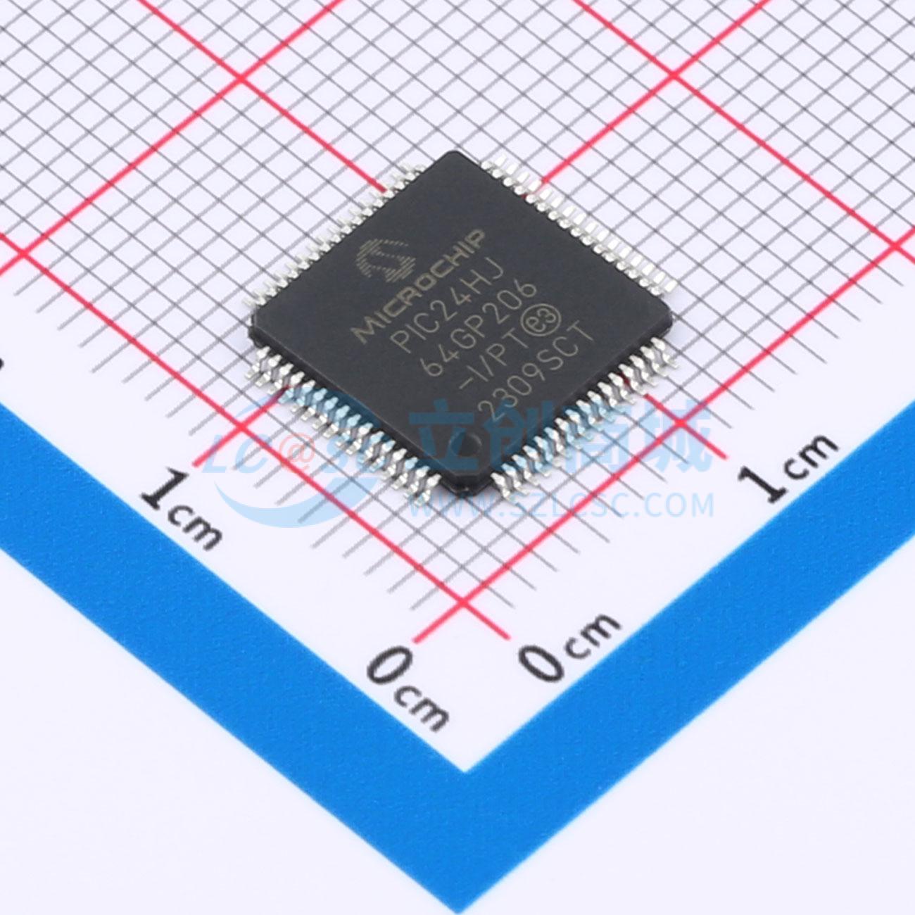 点击查看大图 PIC24HJ64GP206-I/PT实物图
