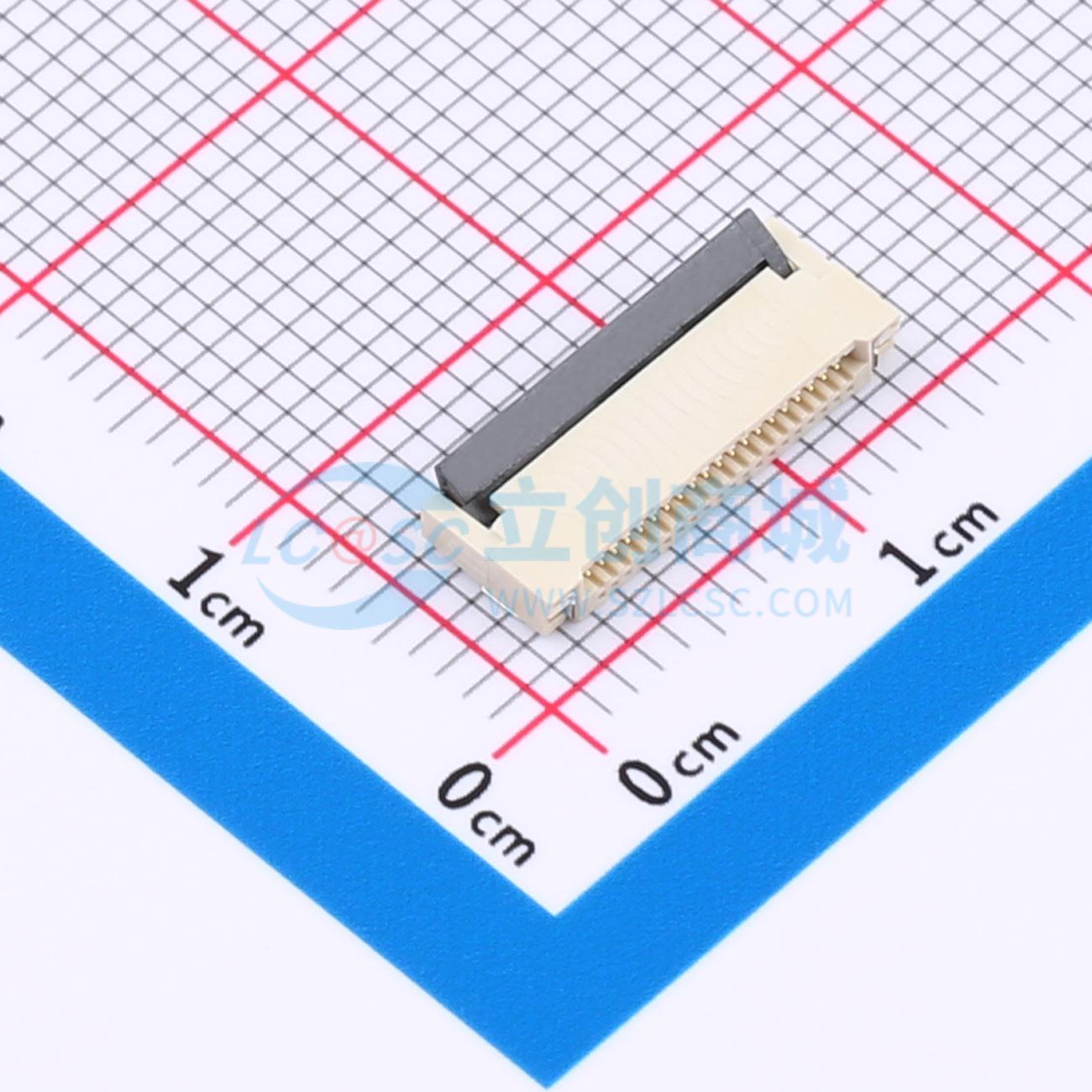 点击查看大图 FPC05-H0.5-20AH2.0实物图