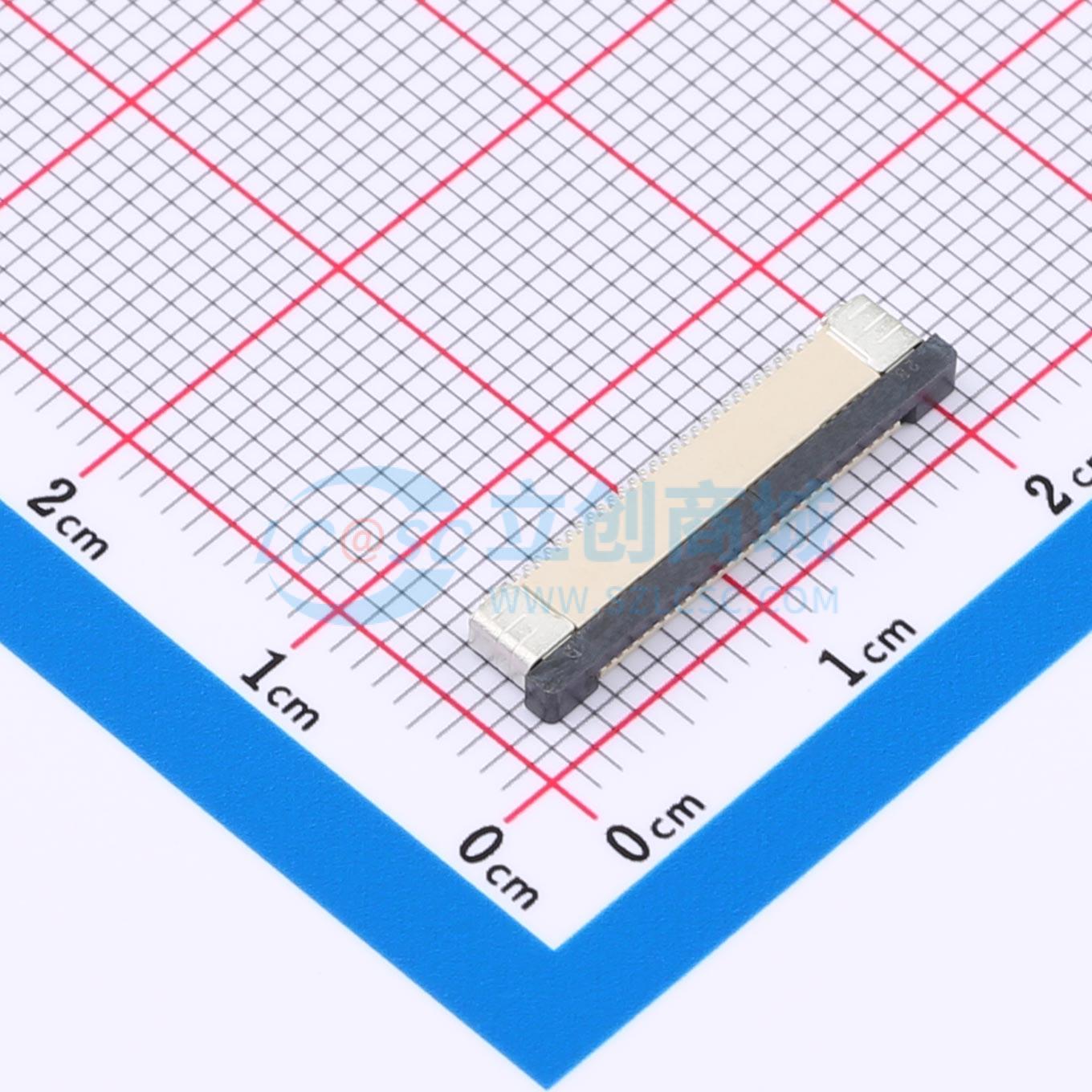 点击查看大图 FPC03-X0.5-28AH2.0实物图