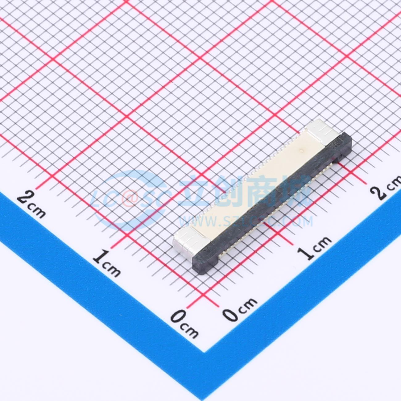 点击查看大图 ZX-0.5FPC-2H-CTXX30P实物图