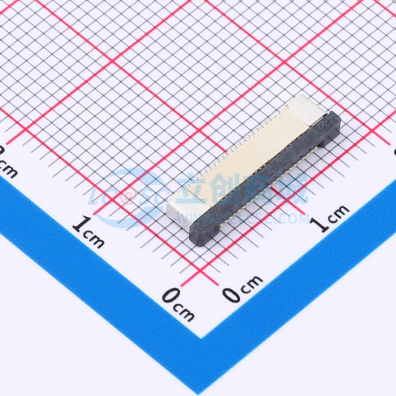 点击查看大图 FPC03-X0.5-22AH2.0实物图