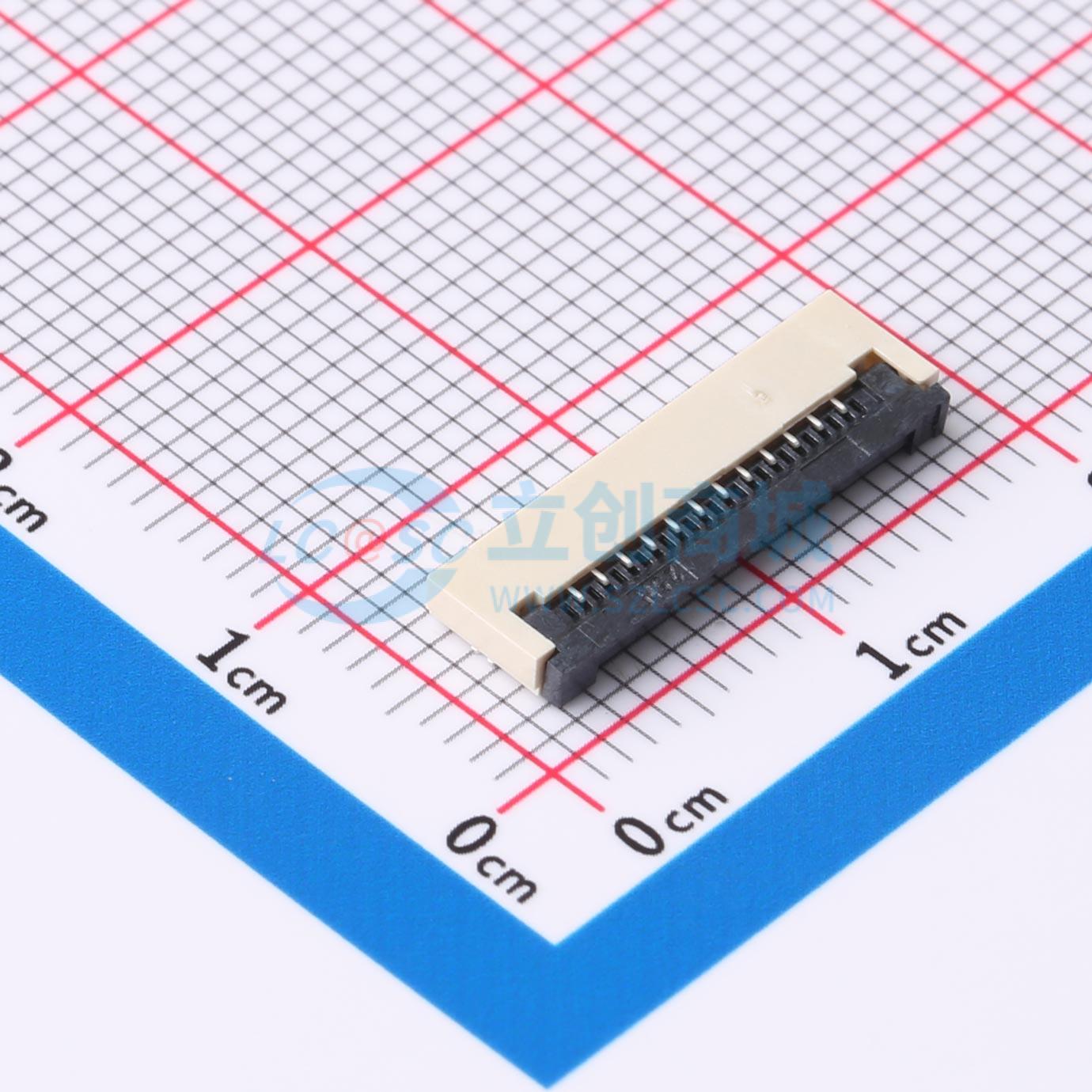 点击查看大图 FPC-1.0FX-12PWCR-H20实物图