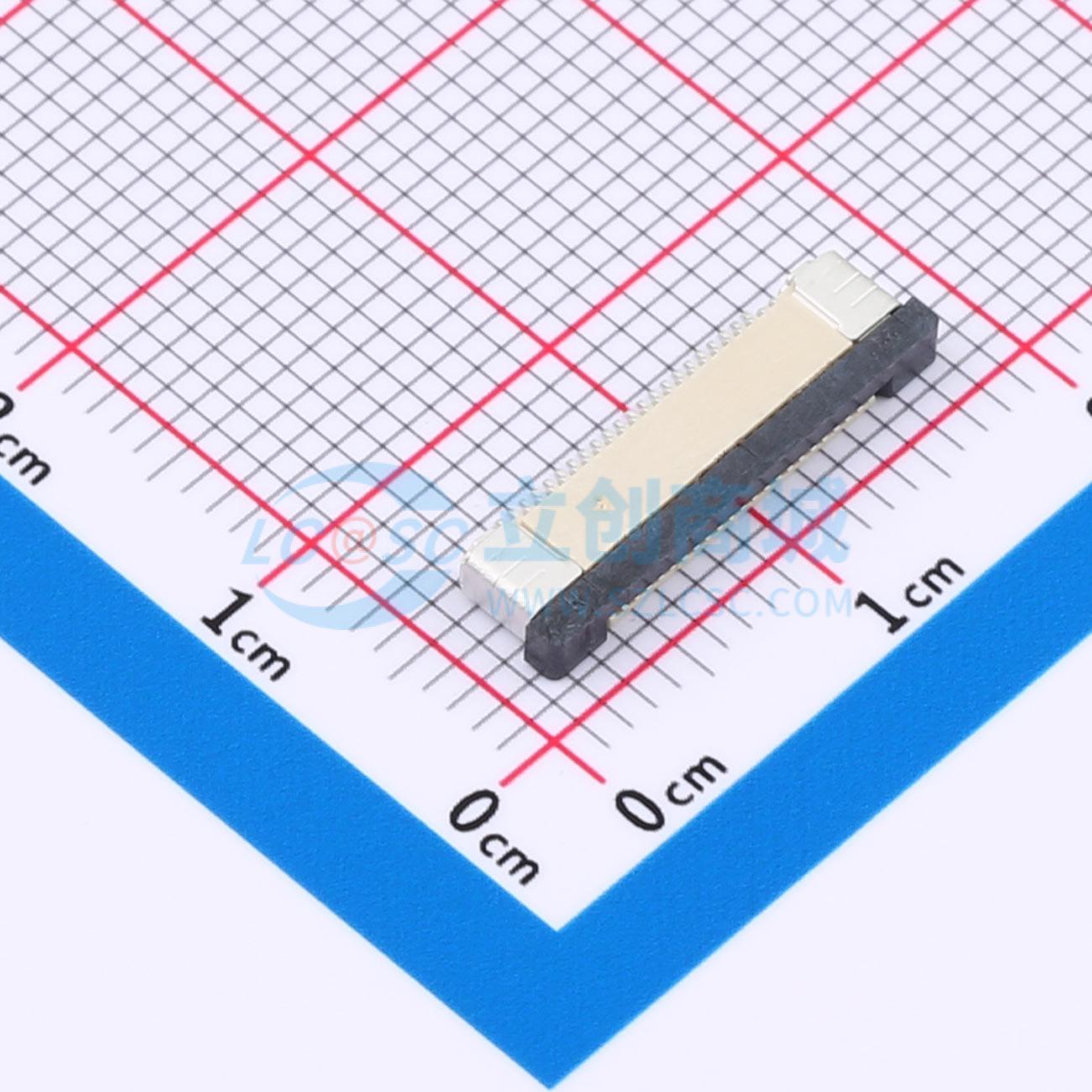点击查看大图 ZX-0.5FPC-2H-CTXX22P实物图