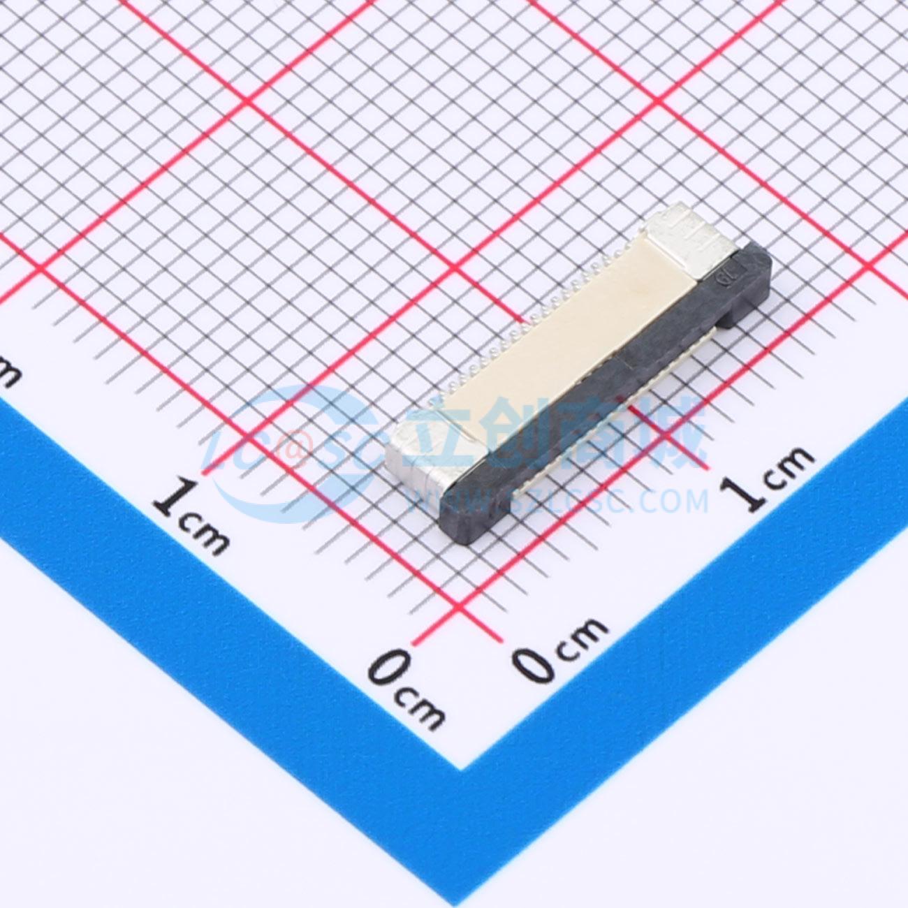 点击查看大图 FPC03-X0.5-19AH2.0实物图
