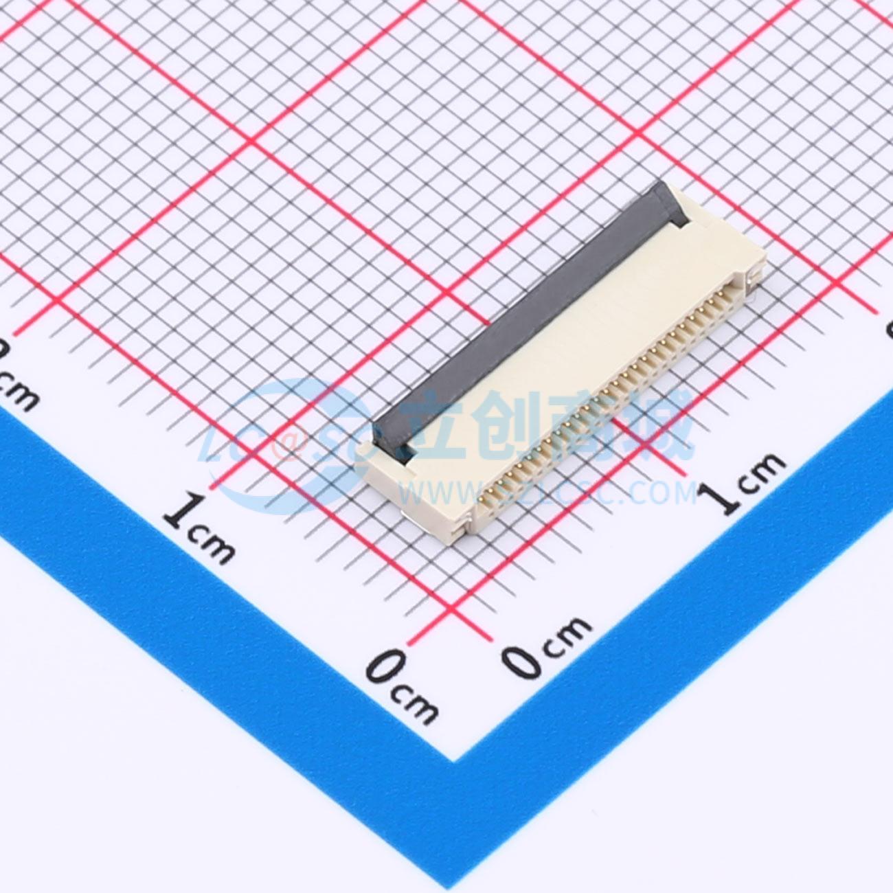 点击查看大图 FPC05-H0.5-26AH2.0实物图
