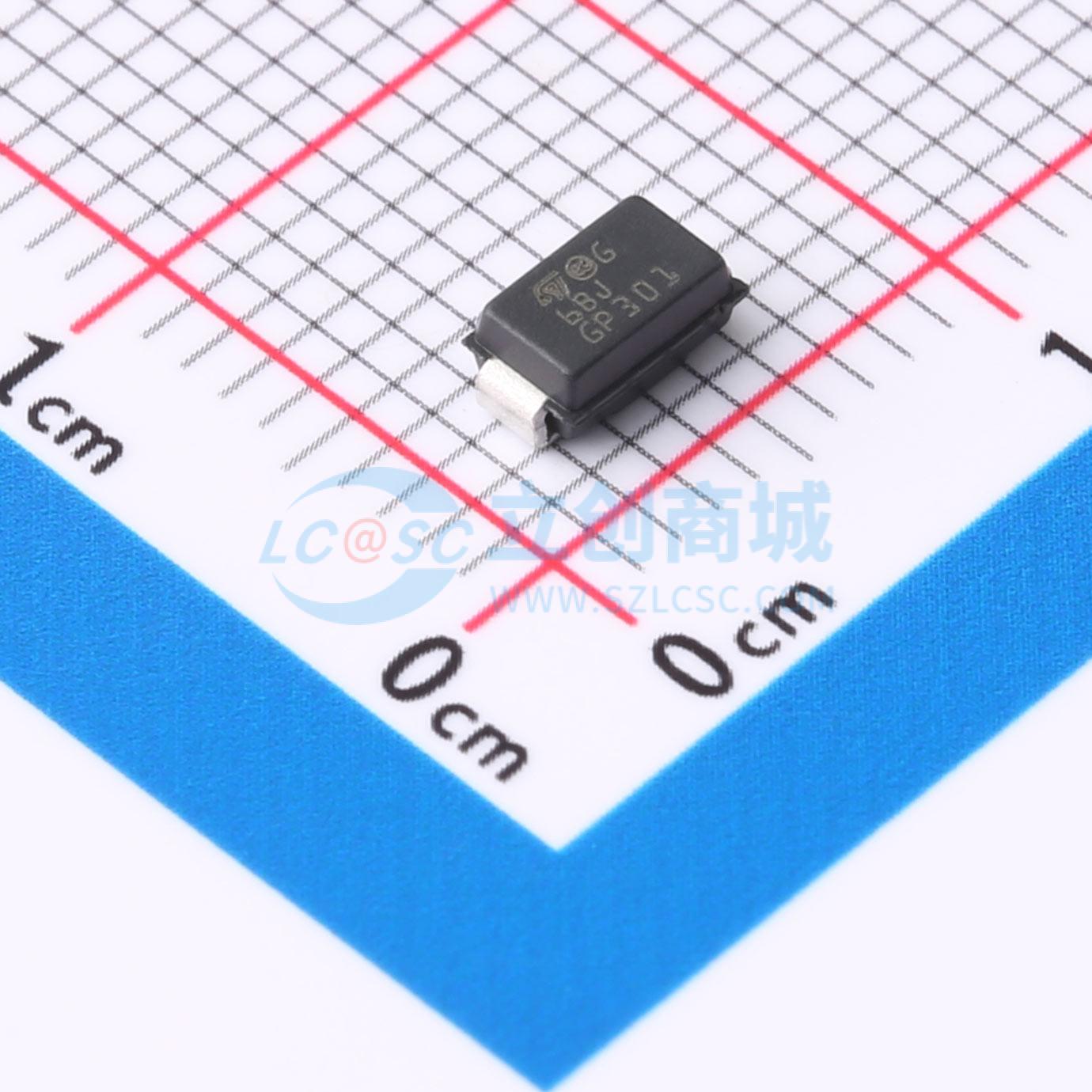 点击查看大图 SMA6J18CA-TR实物图