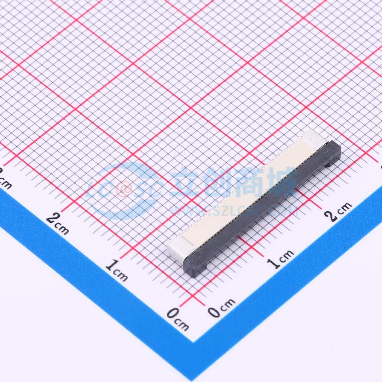 点击查看大图 FPC03-X0.5-40AH2.0实物图