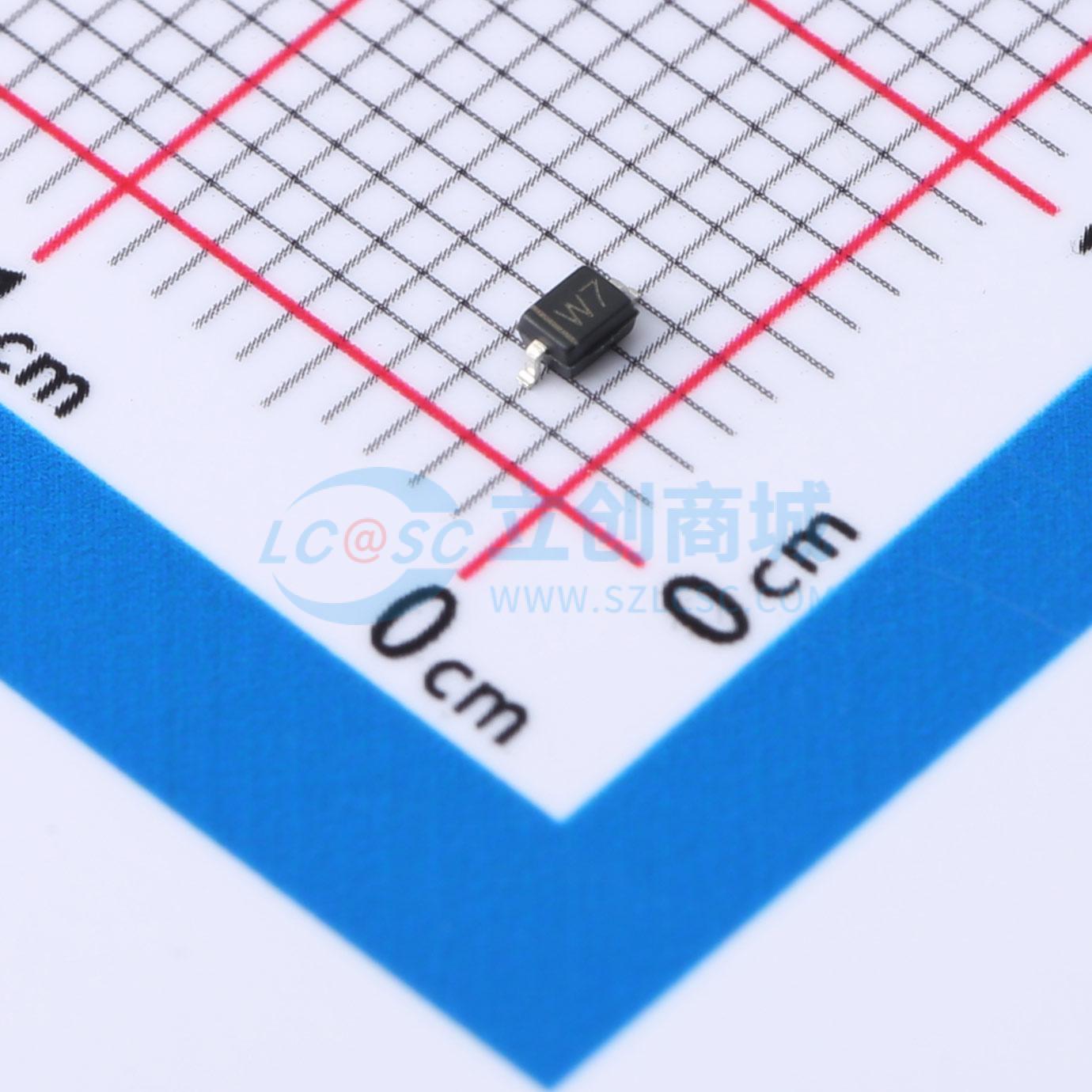 点击查看大图 BZT52C4V7S实物图