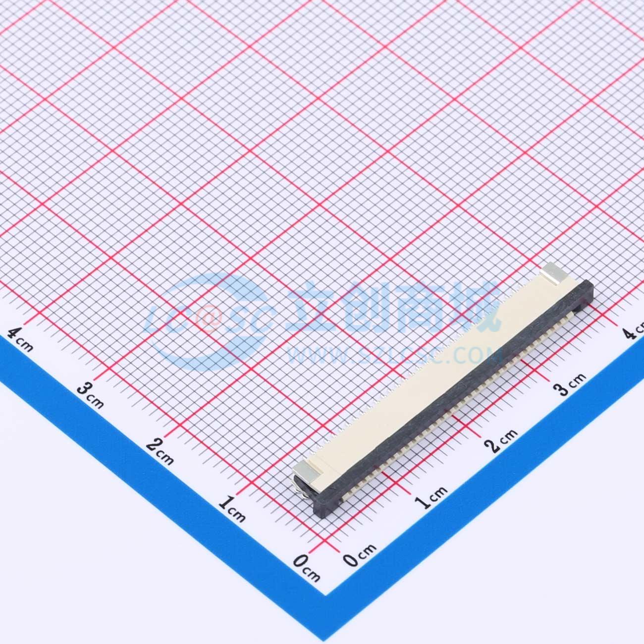 点击查看大图 FPC-1.0AX-32PWCR-H25实物图