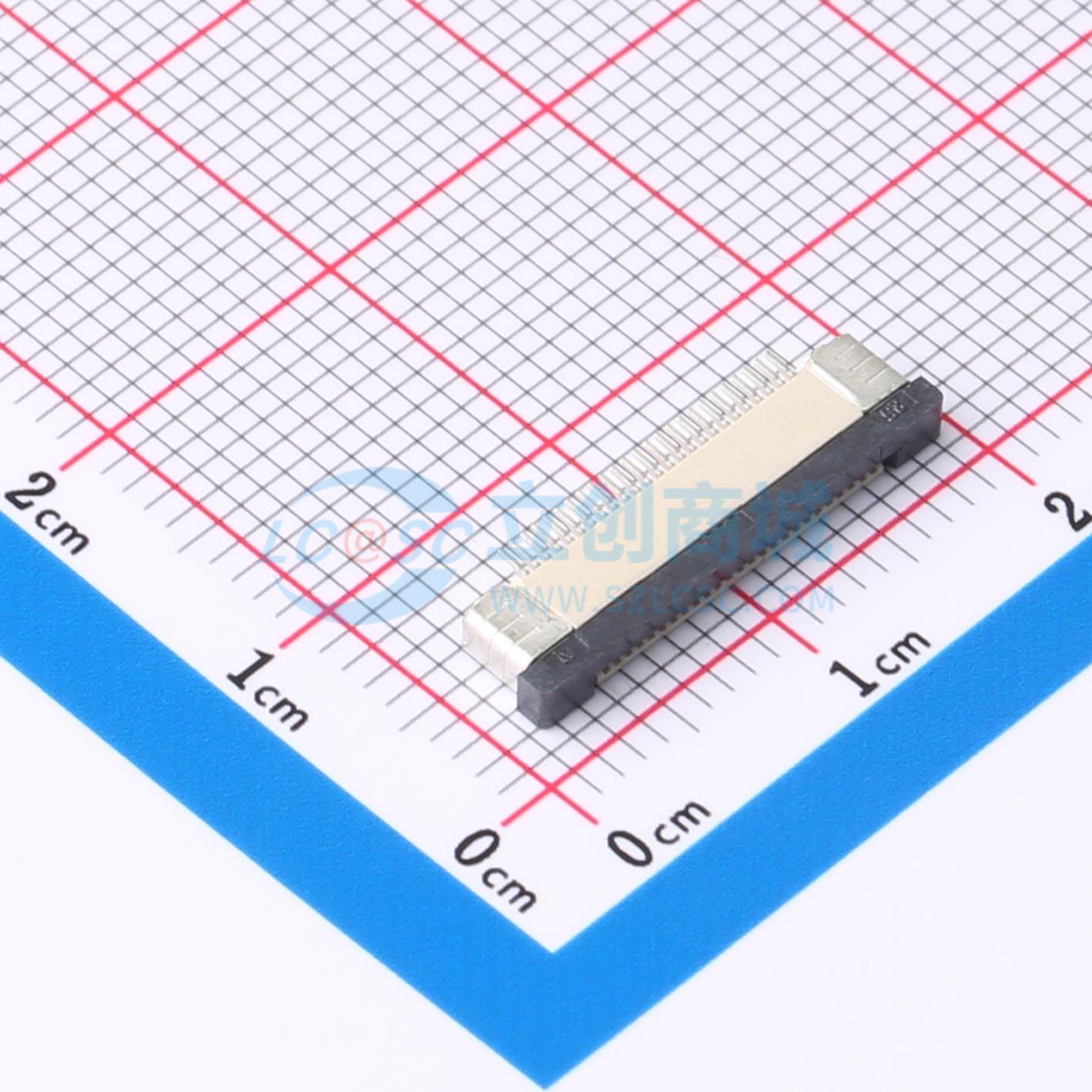 FPC-0.5AS-25PWCR-H20实物图