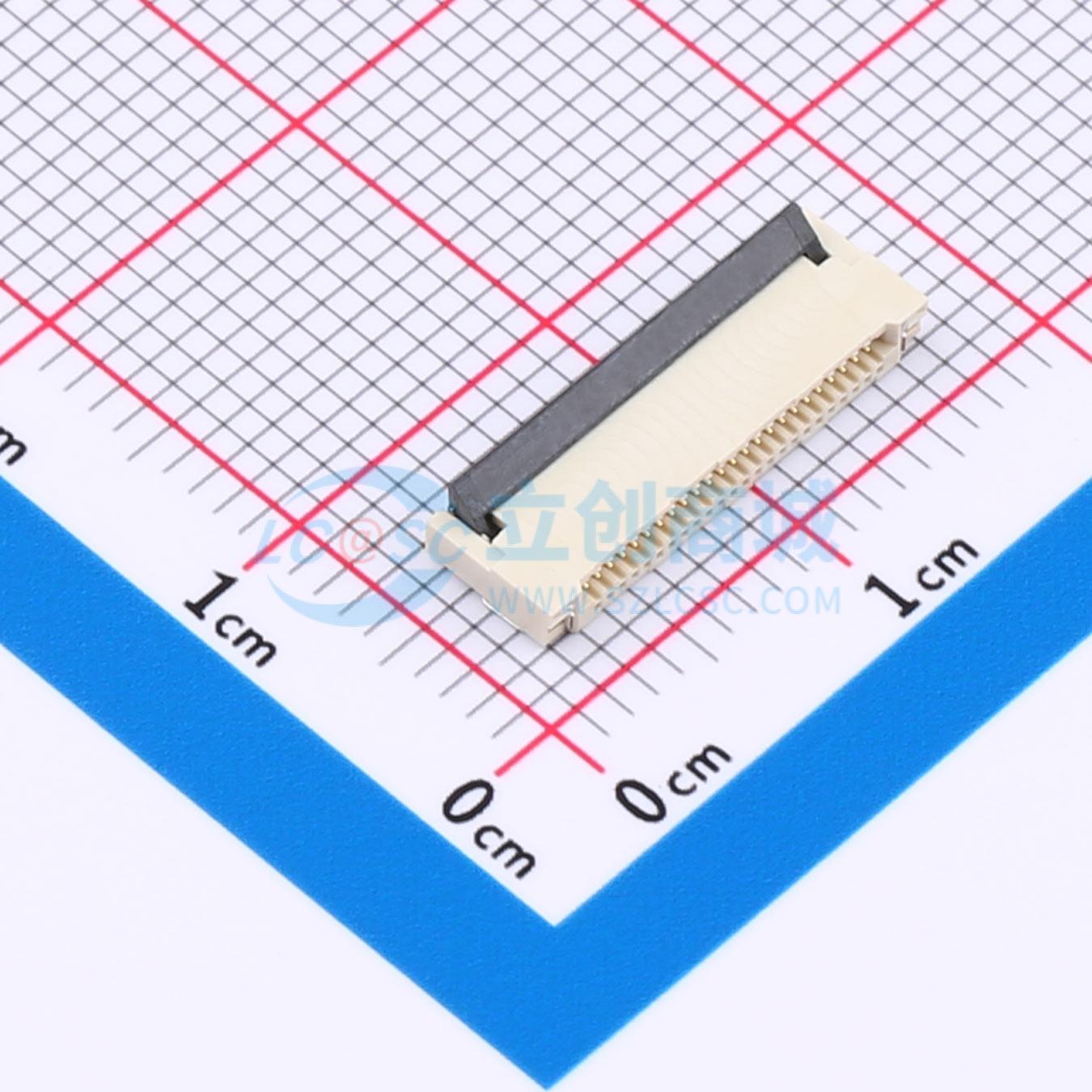 点击查看大图 FPC05-H0.5-24AH2.0实物图