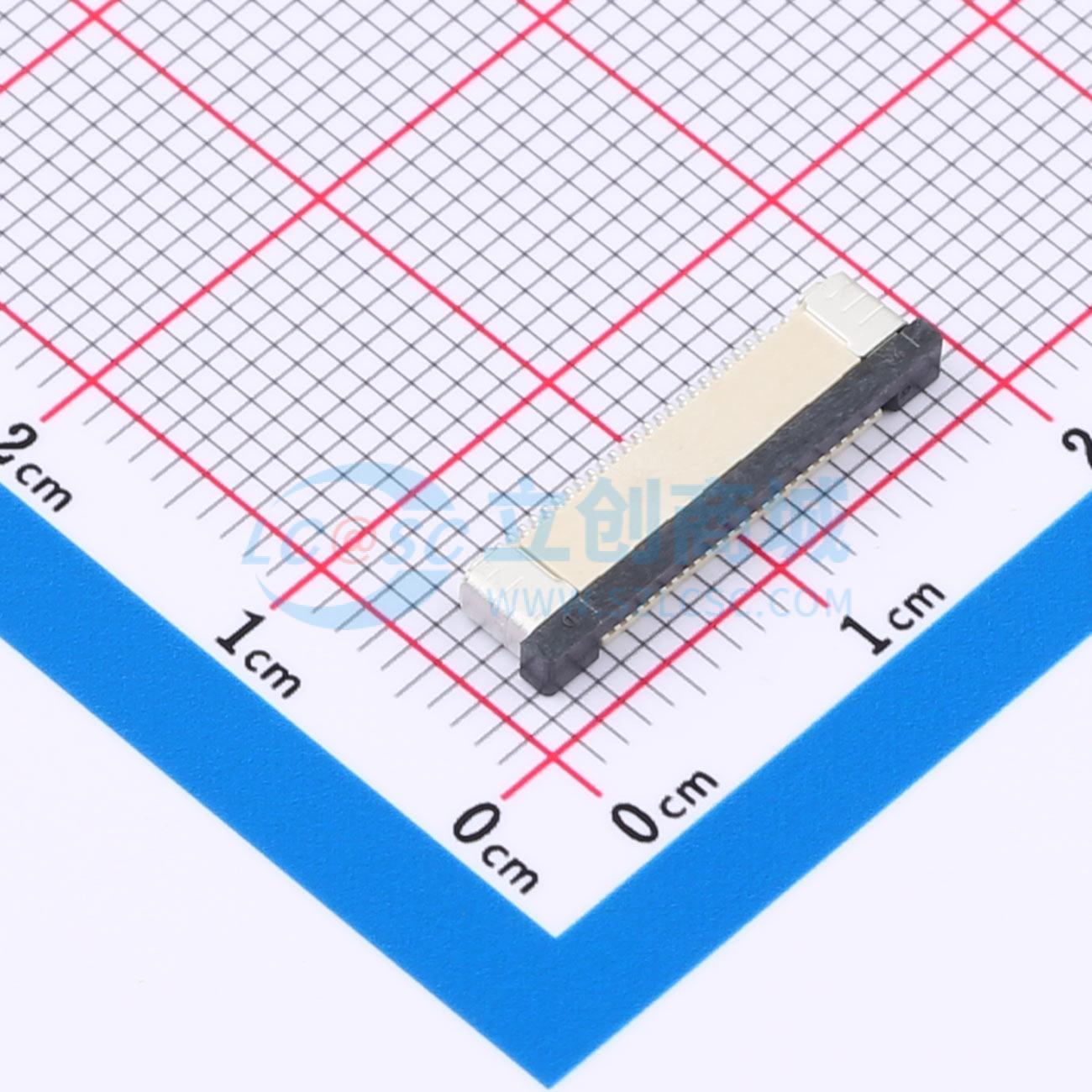 点击查看大图 FPC03-X0.5-24AH2.0实物图