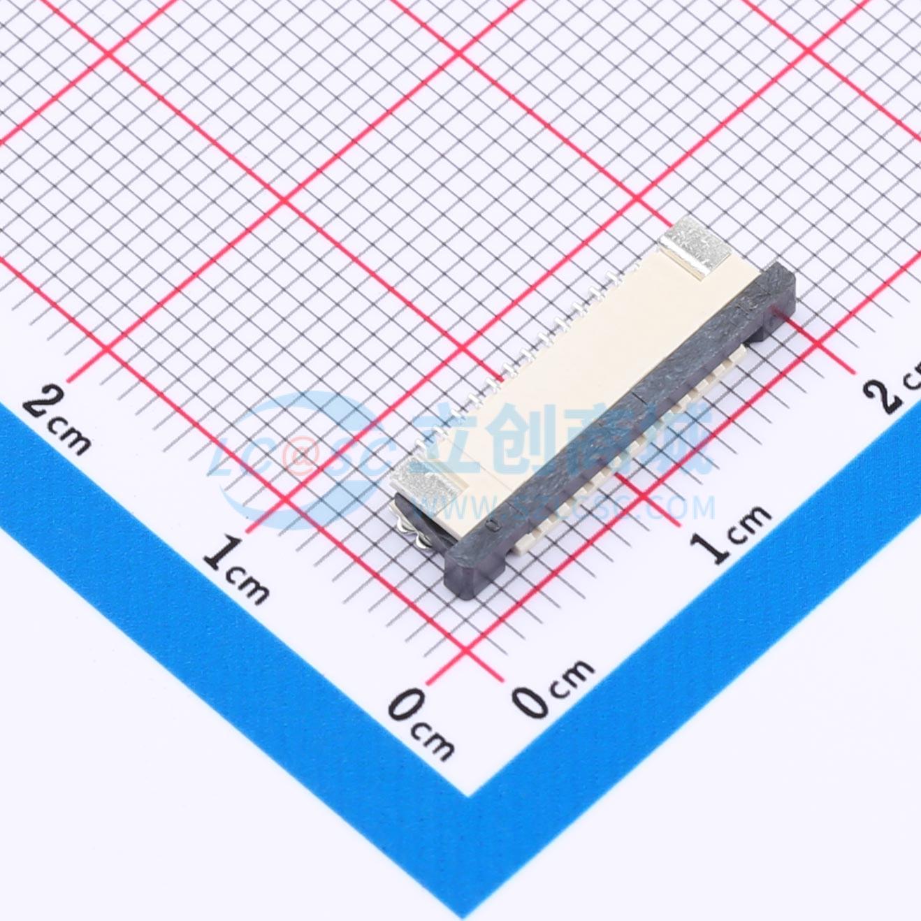 点击查看大图 FPC11-X1.0-12AH2.5实物图