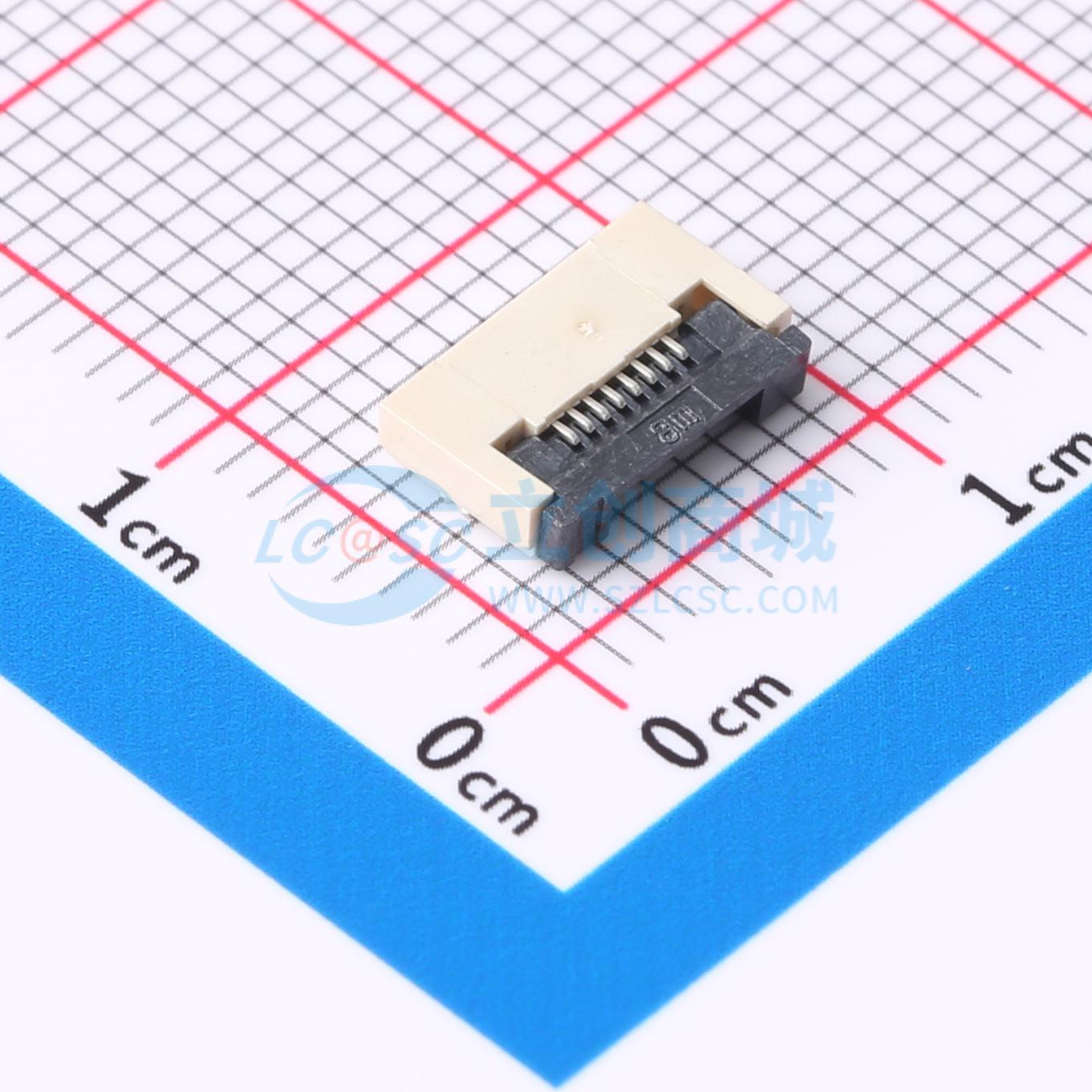 点击查看大图 FPC-0.5FX-8PWCR-H20实物图