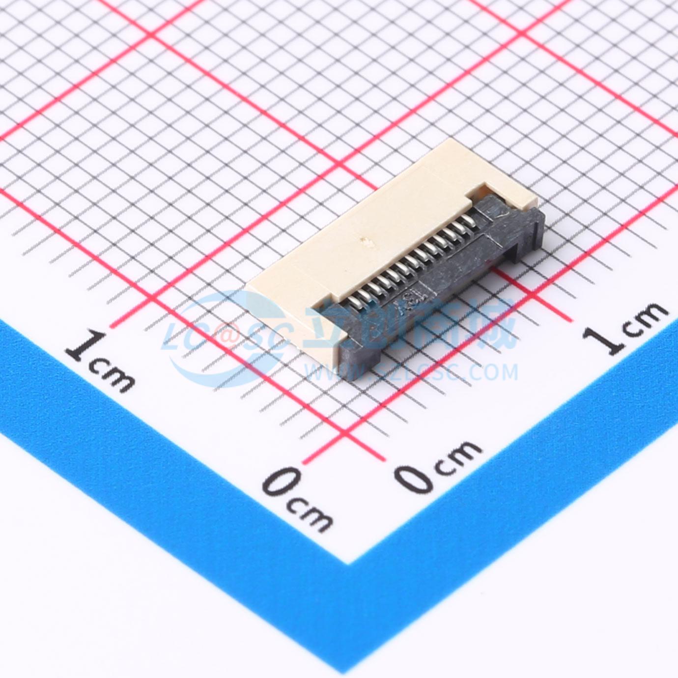 点击查看大图 FPC-0.5FX-13PWCR-H20实物图