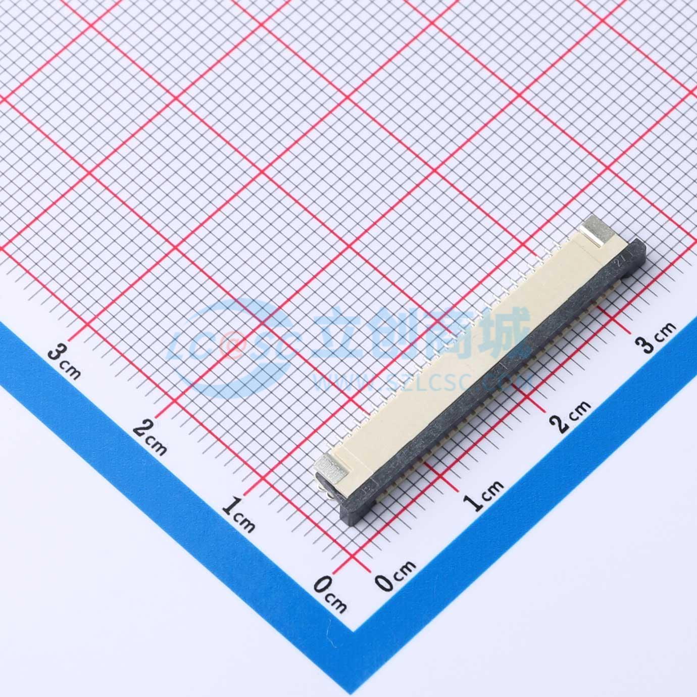 点击查看大图 FPC11-X1.0-27AH2.5实物图