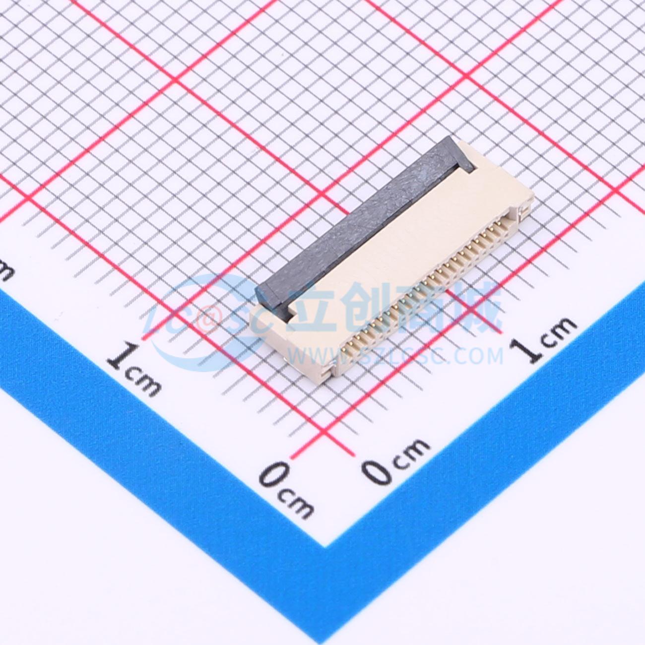 点击查看大图 FPC05-H0.5-22AH2.0实物图