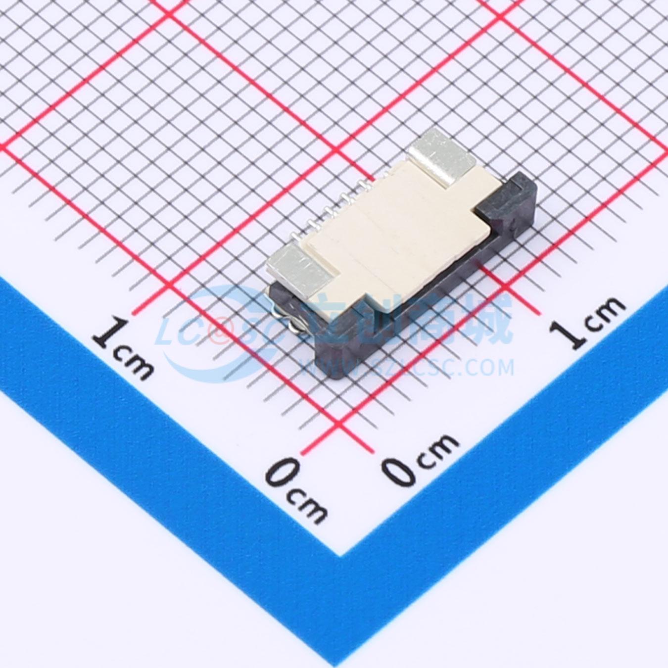 点击查看大图 FPC-1.0AS-5PWCR-H25实物图