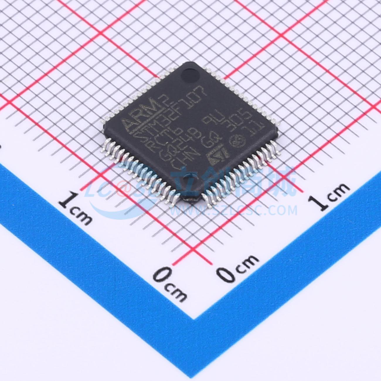 点击查看大图 STM32F107RCT6TR实物图
