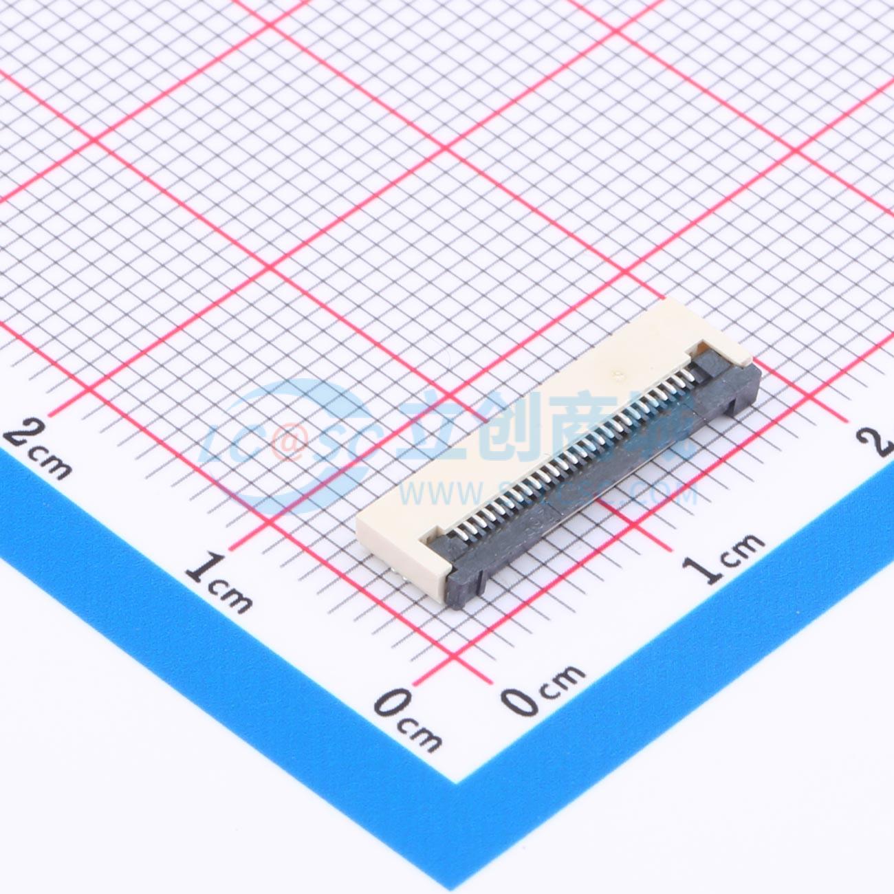 FPC-0.5FX-26PWCR-H20实物图