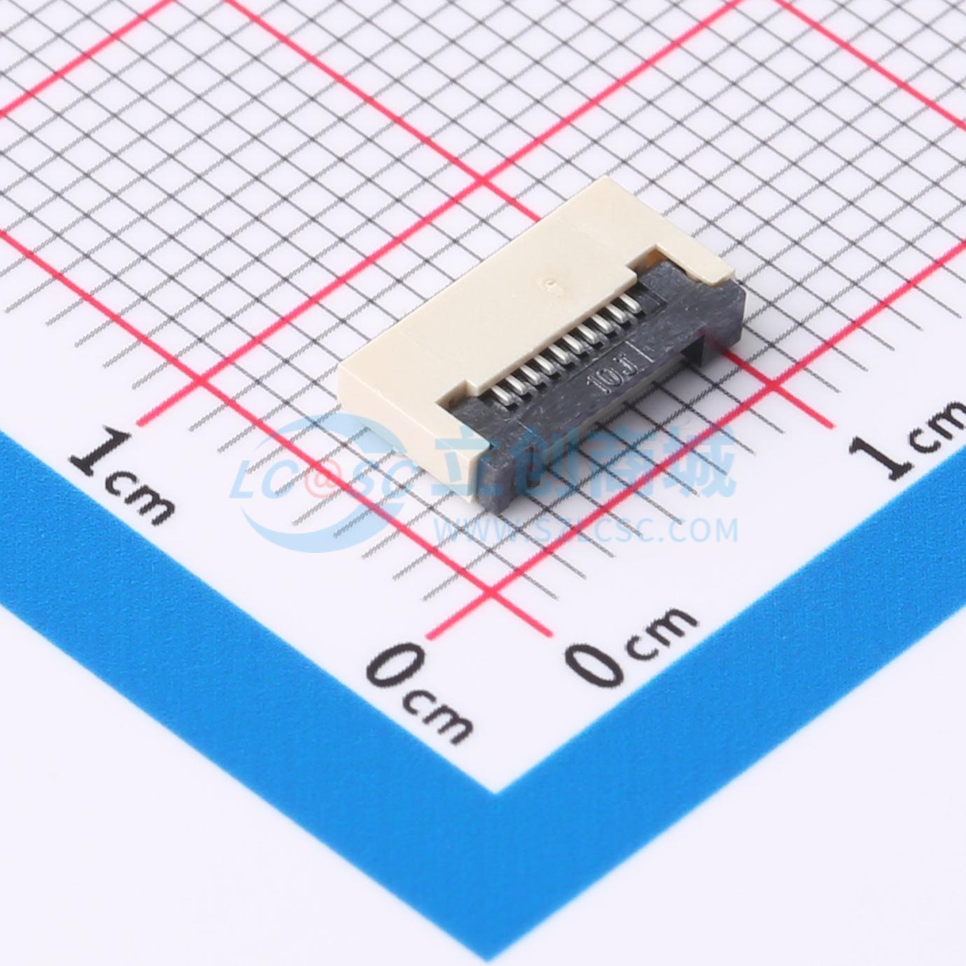 FPC-0.5FX-10PWCR-H20实物图