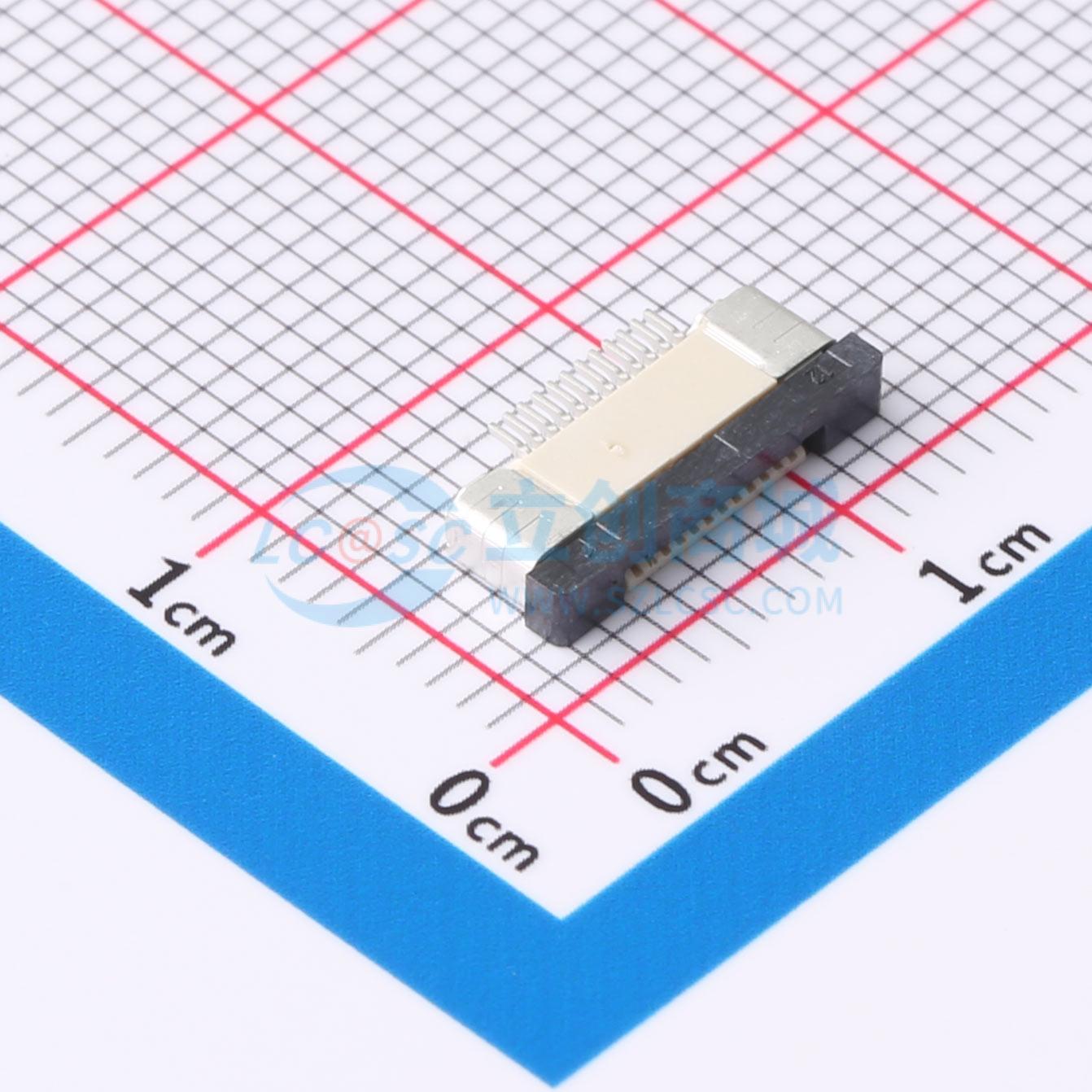 FPC-0.5AS-12PWCR-H20实物图