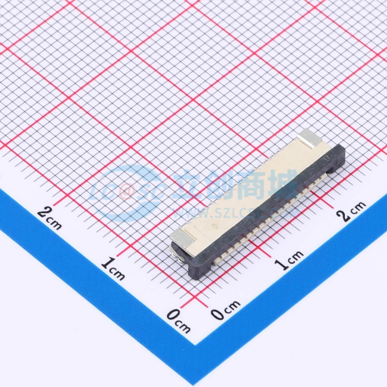 点击查看大图 FPC-1.0AX-17PWCR-H25实物图