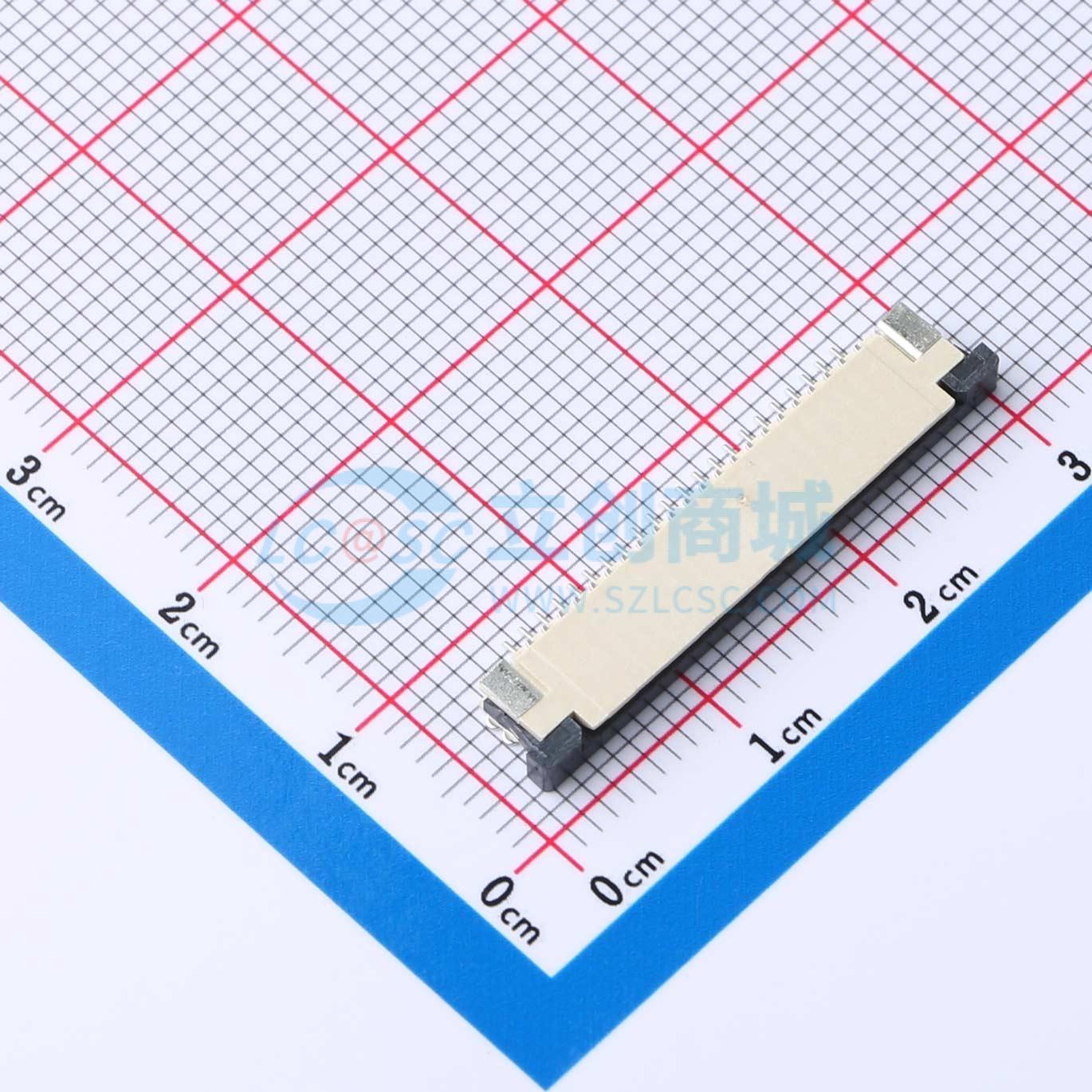 点击查看大图 FPC10-S1.0-22AH2.5实物图
