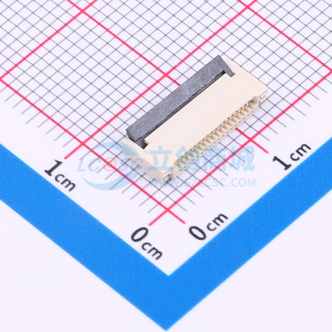 点击查看大图 FPC05-H0.5-18AH2.0实物图
