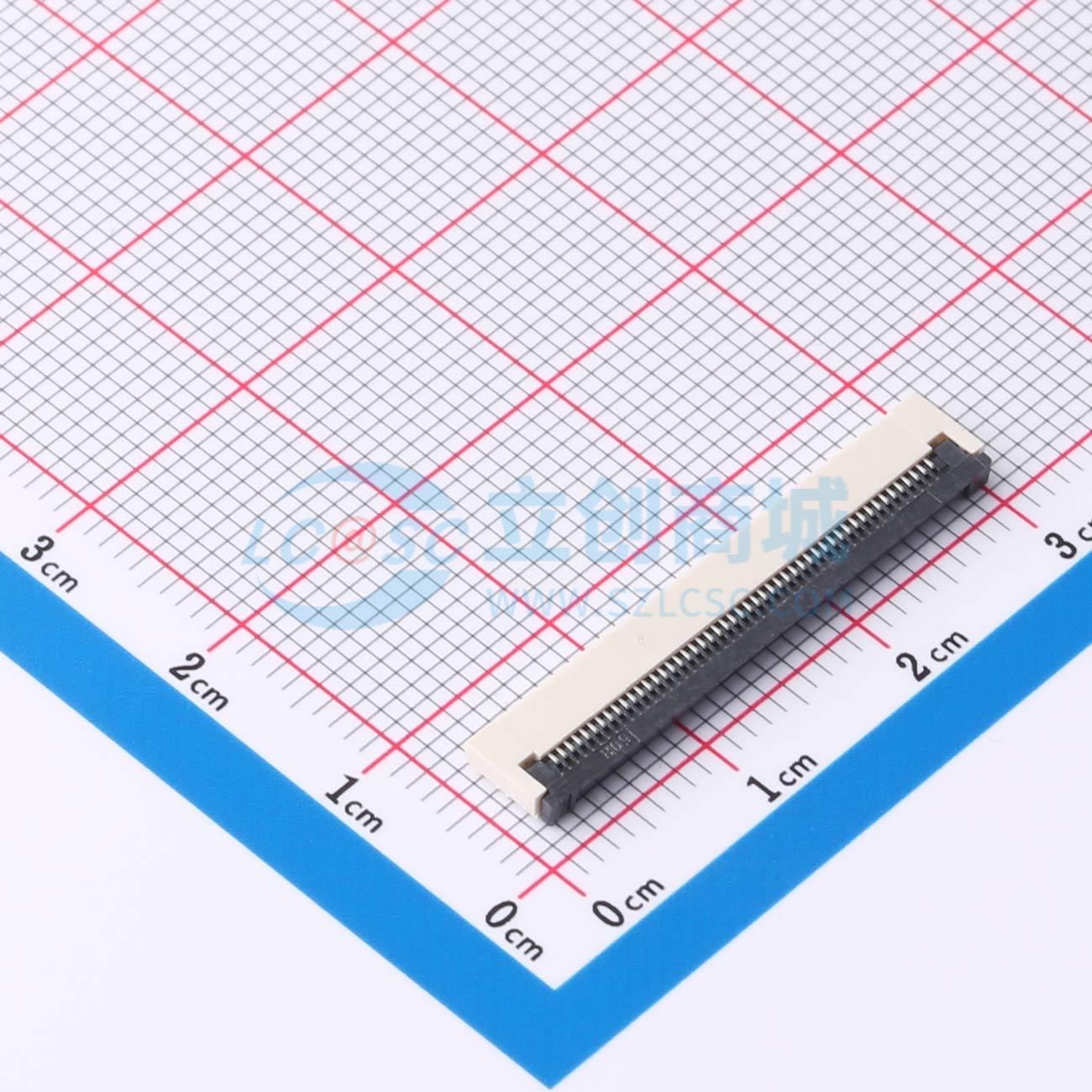 点击查看大图 FPC-0.5FX-50PWCR-H20实物图