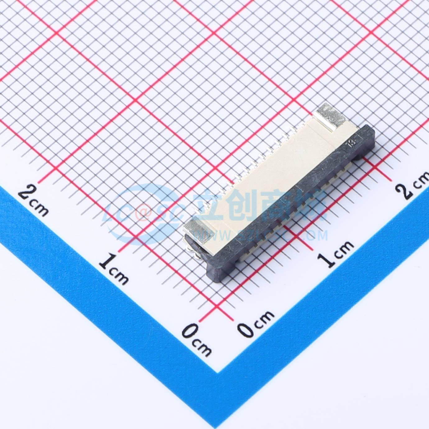 点击查看大图 FPC11-X1.0-13AH2.5实物图