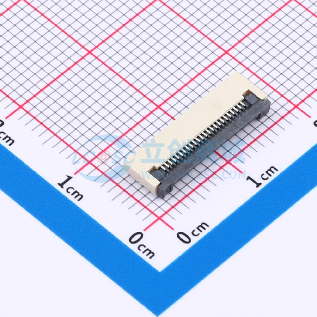 点击查看大图 ZX-0.5FPC-2H-QFX24P实物图