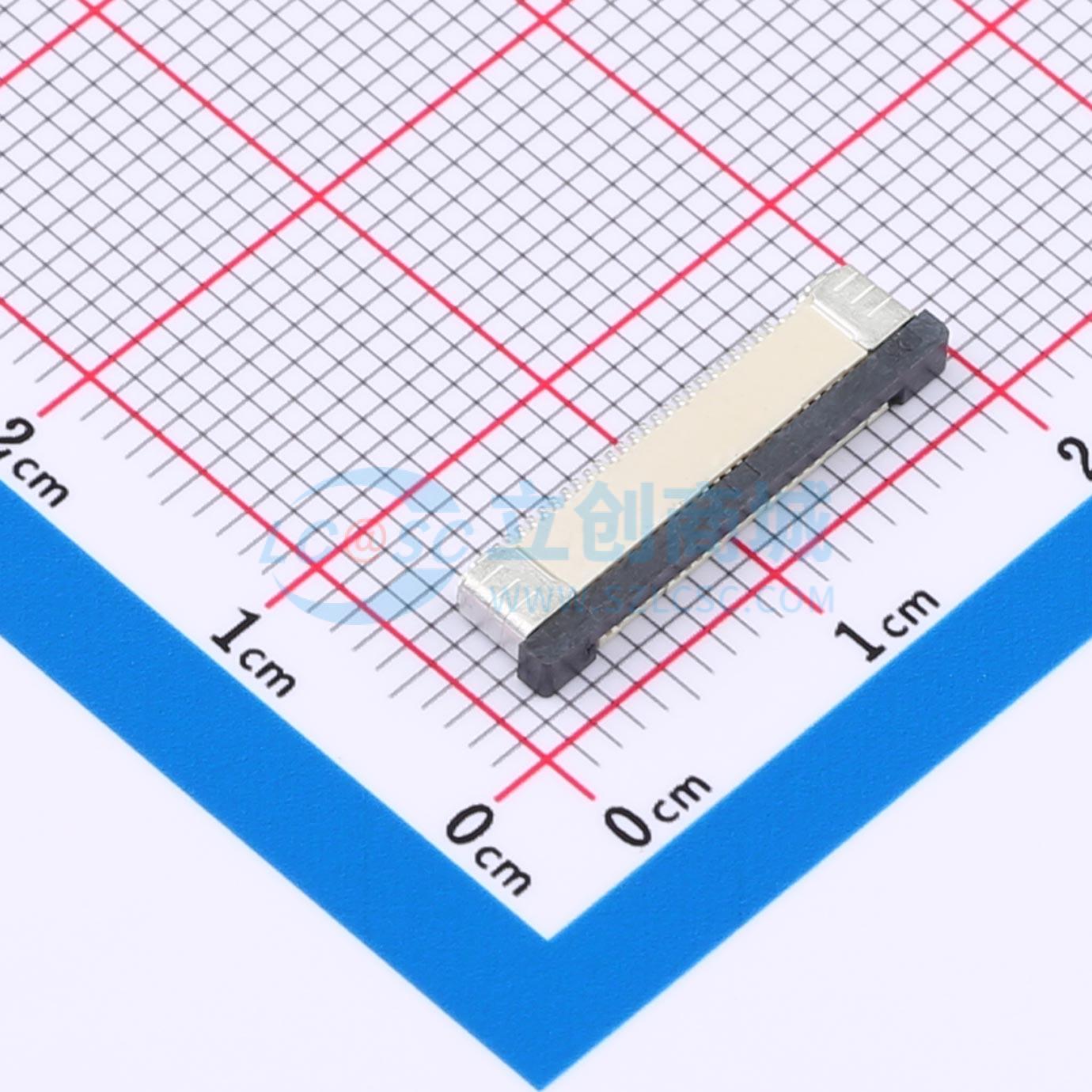 点击查看大图 ZX-0.5FPC-2H-CTXX25P实物图