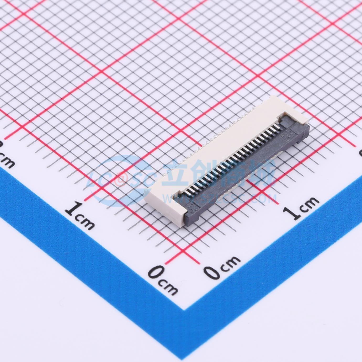 点击查看大图 HX 0.5-24PIN XGXJ-H2.0实物图