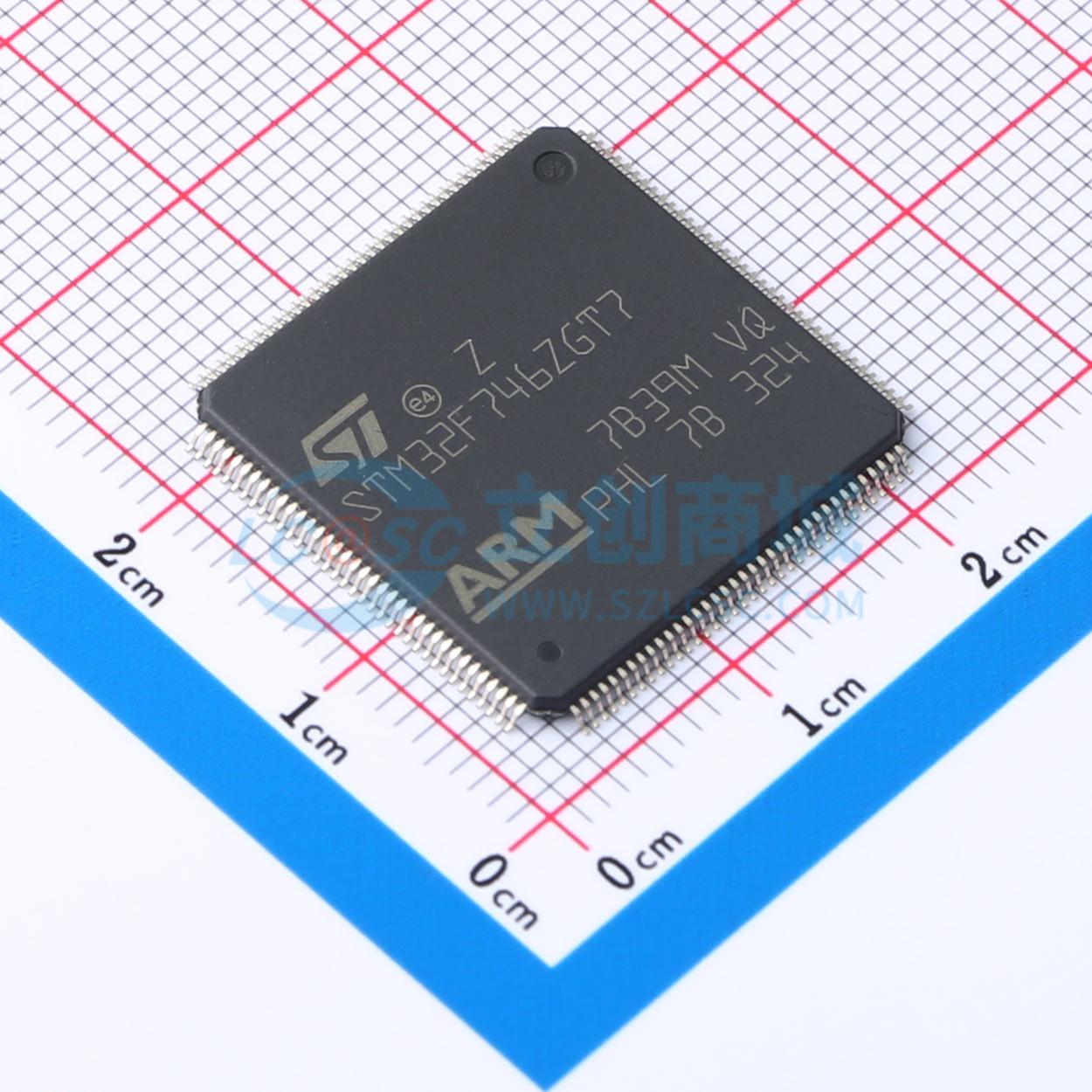 点击查看大图 STM32F746ZGT7实物图