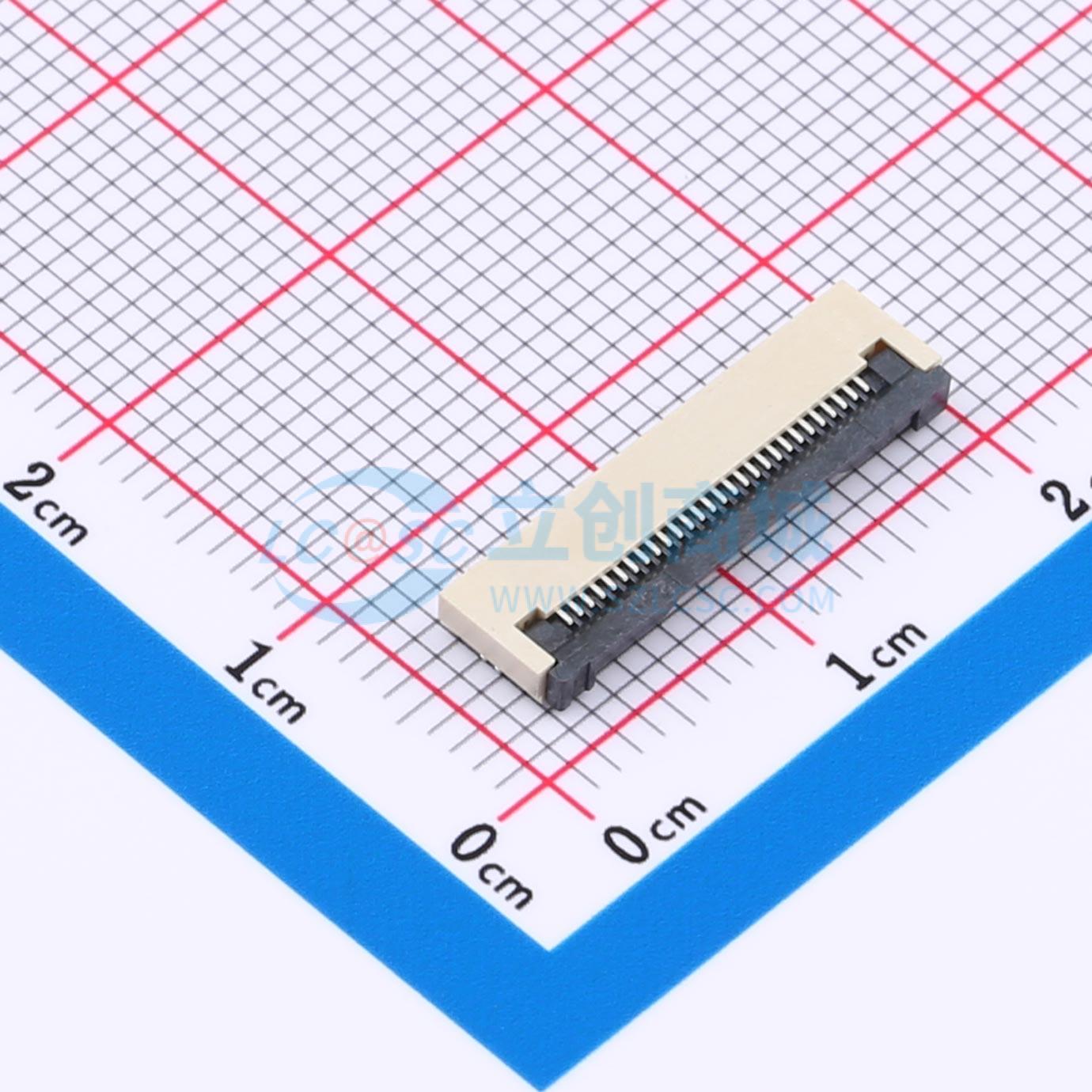 ZX-0.5FPC-2H-QFX28P实物图