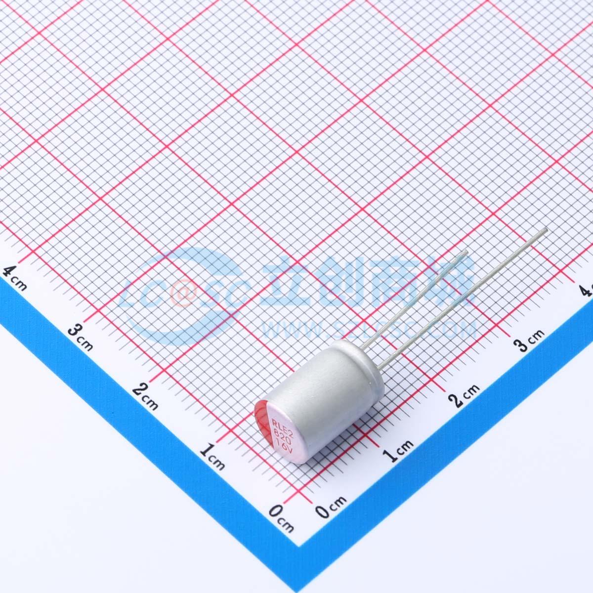 点击查看大图 JBLE2821M016D120RLM 820UF 16V实物图