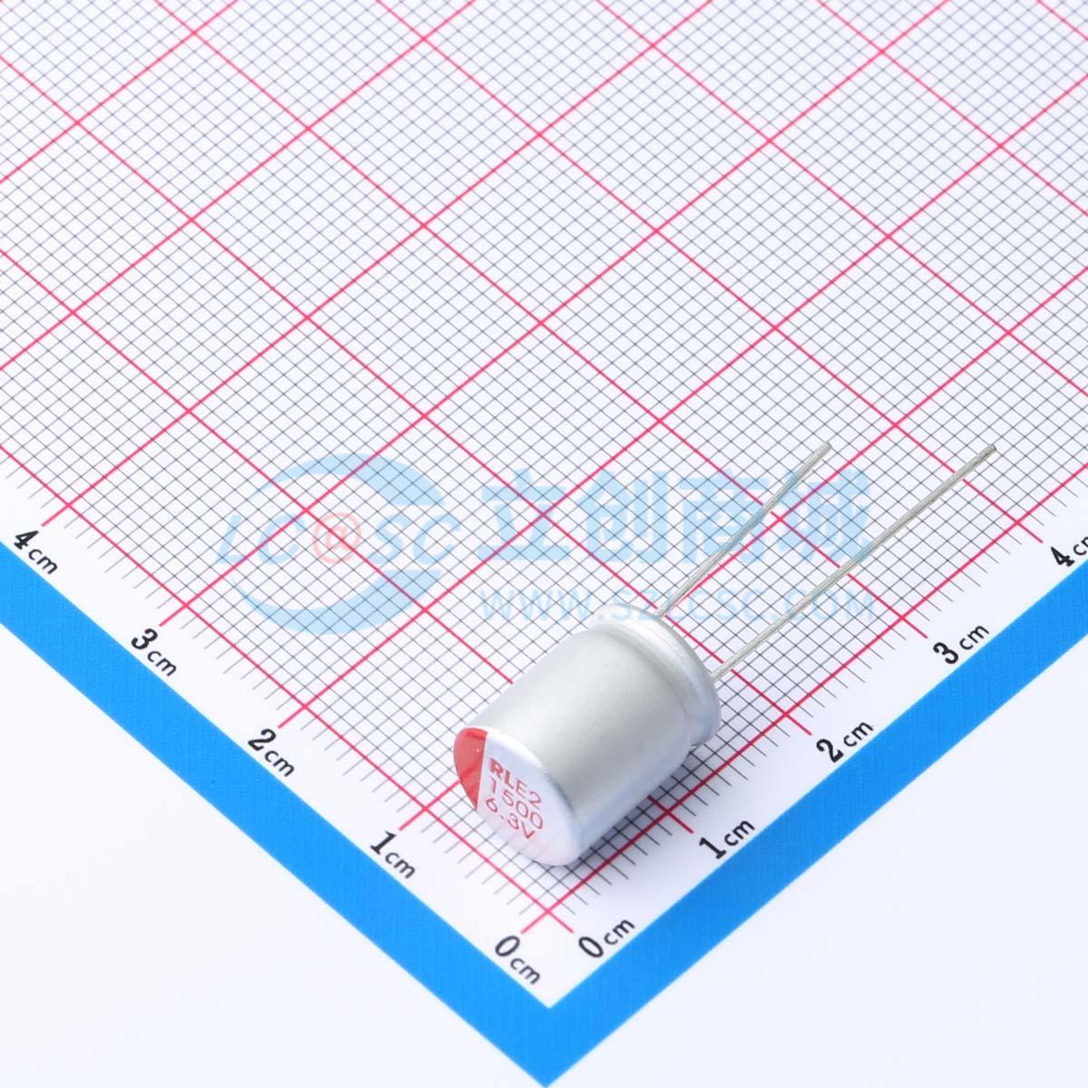 点击查看大图 JBLE2152M6R3E125RLM 1500UF 6.3V实物图