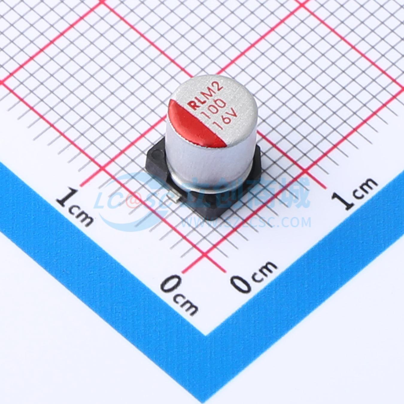 JBLM2101M016C070RTM 100UF 16V实物图